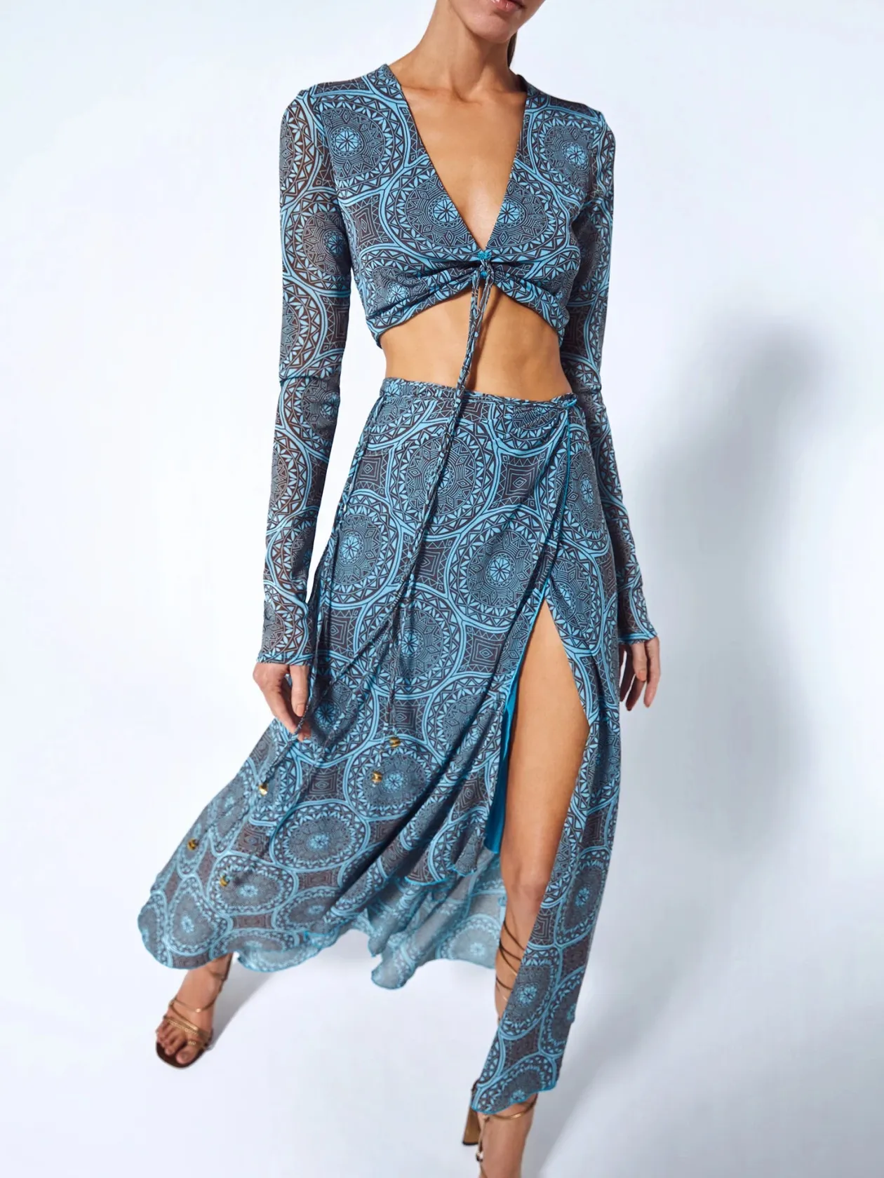 Alexis Mist Skirt in Blue