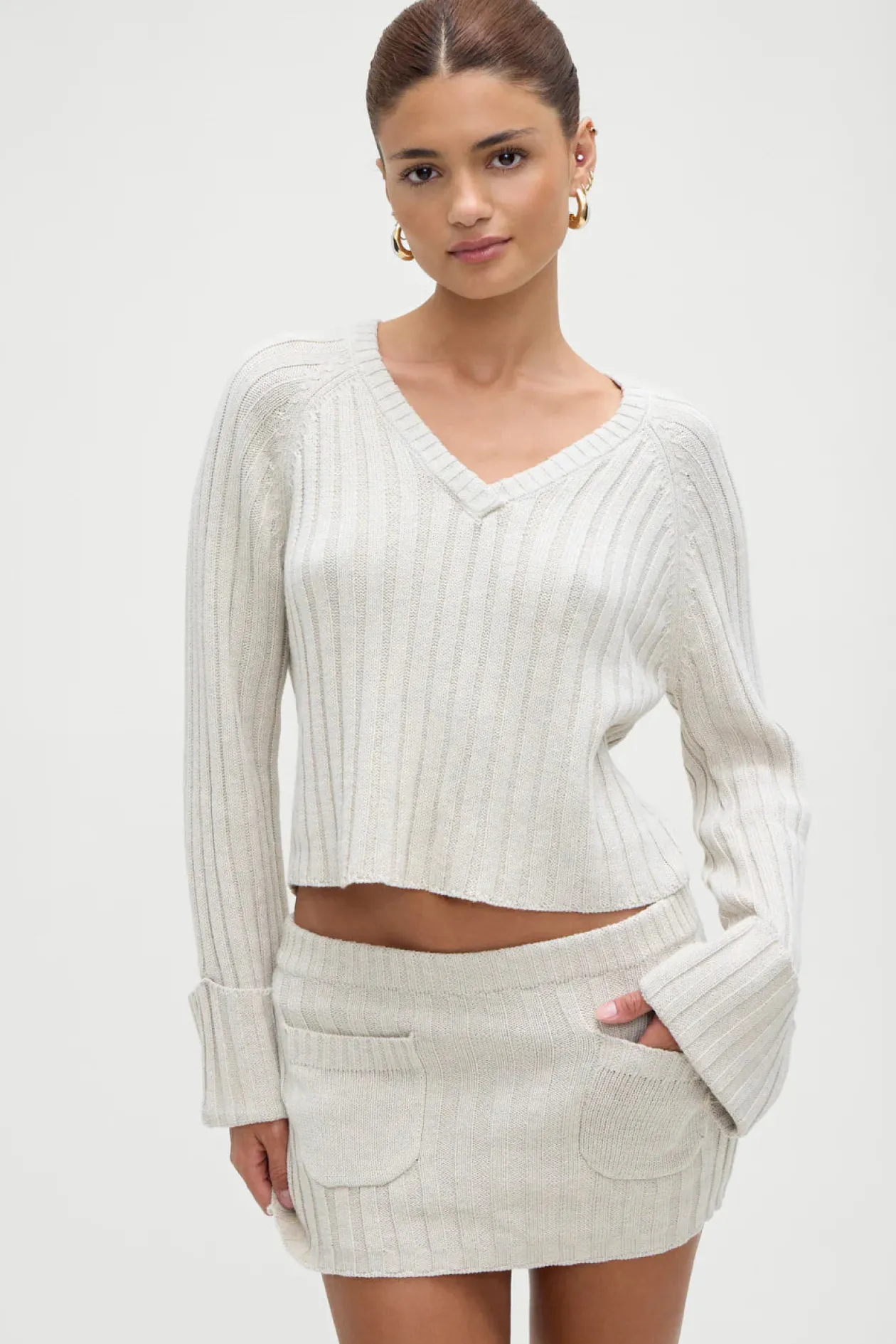 Ashton Cotton Knit Skort