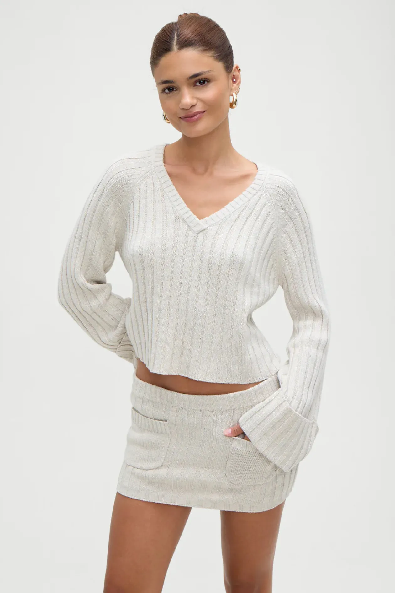 Ashton Cotton Knit Skort