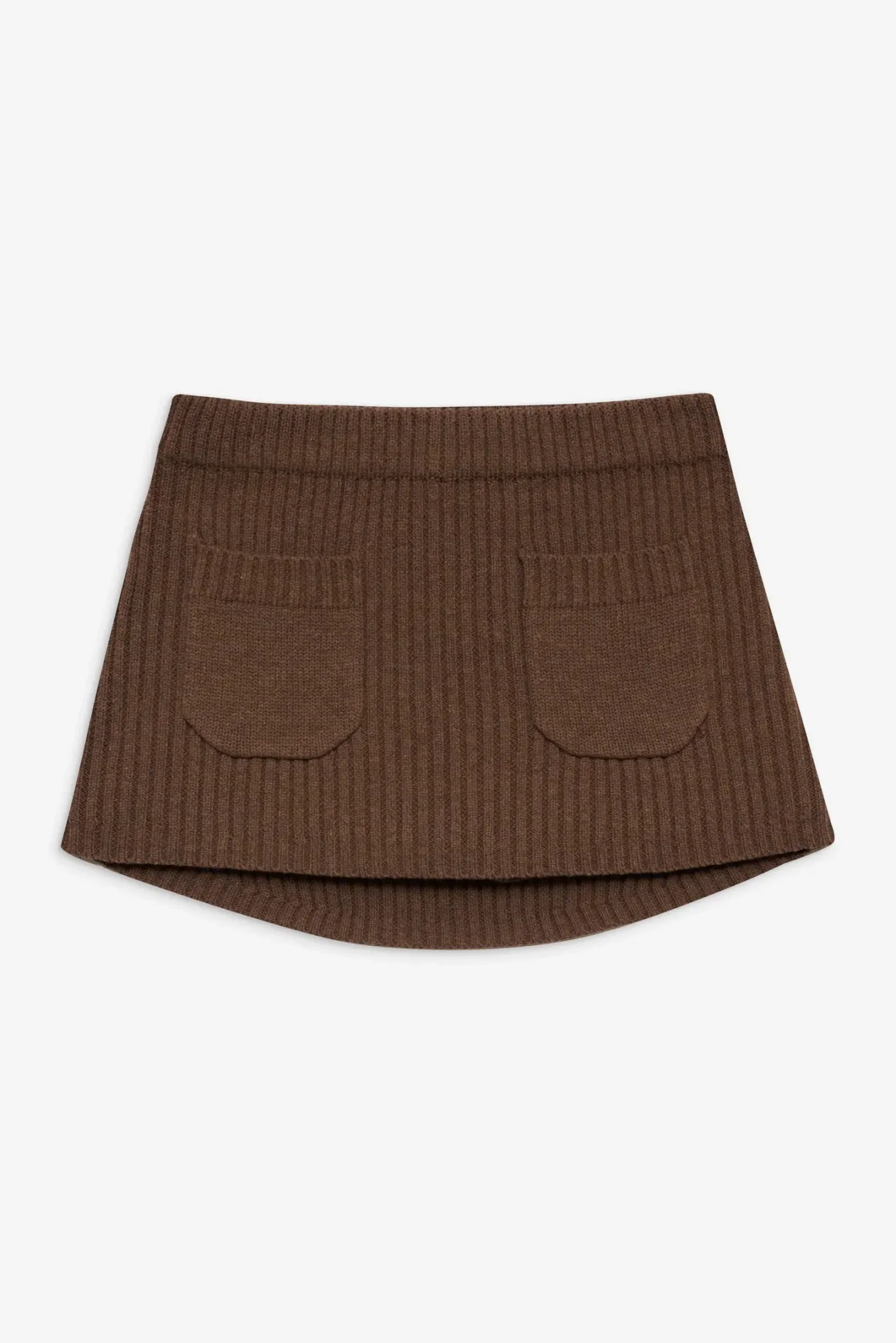 Ashton Cotton Knit Skort in Maple