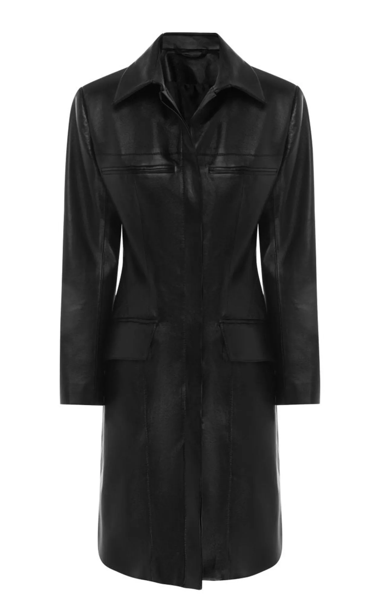 Aya Muse Pisa Vegan Leather Trench