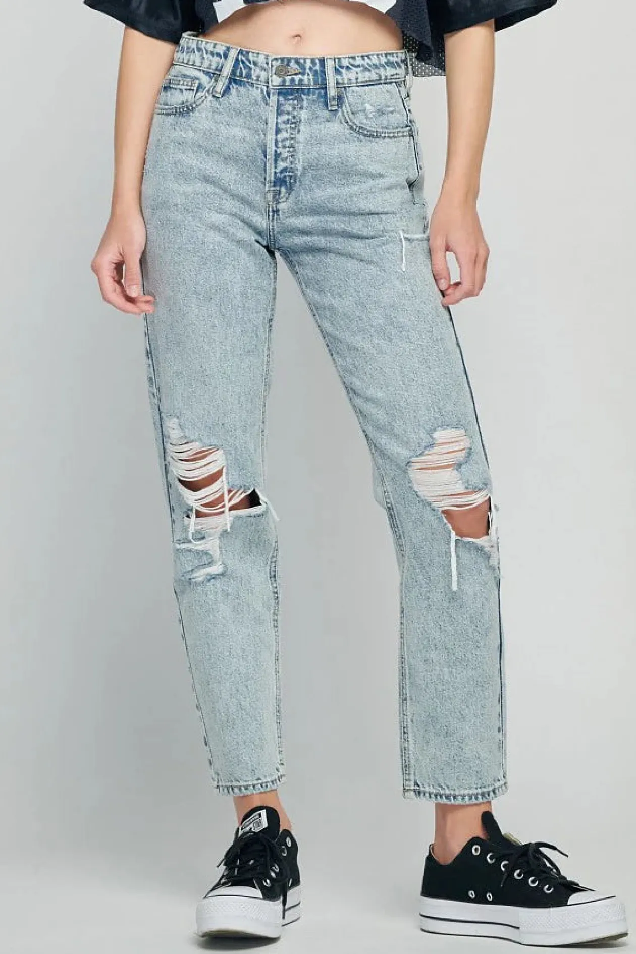 Bailey Vintage Wash Distressed Boyfriend
