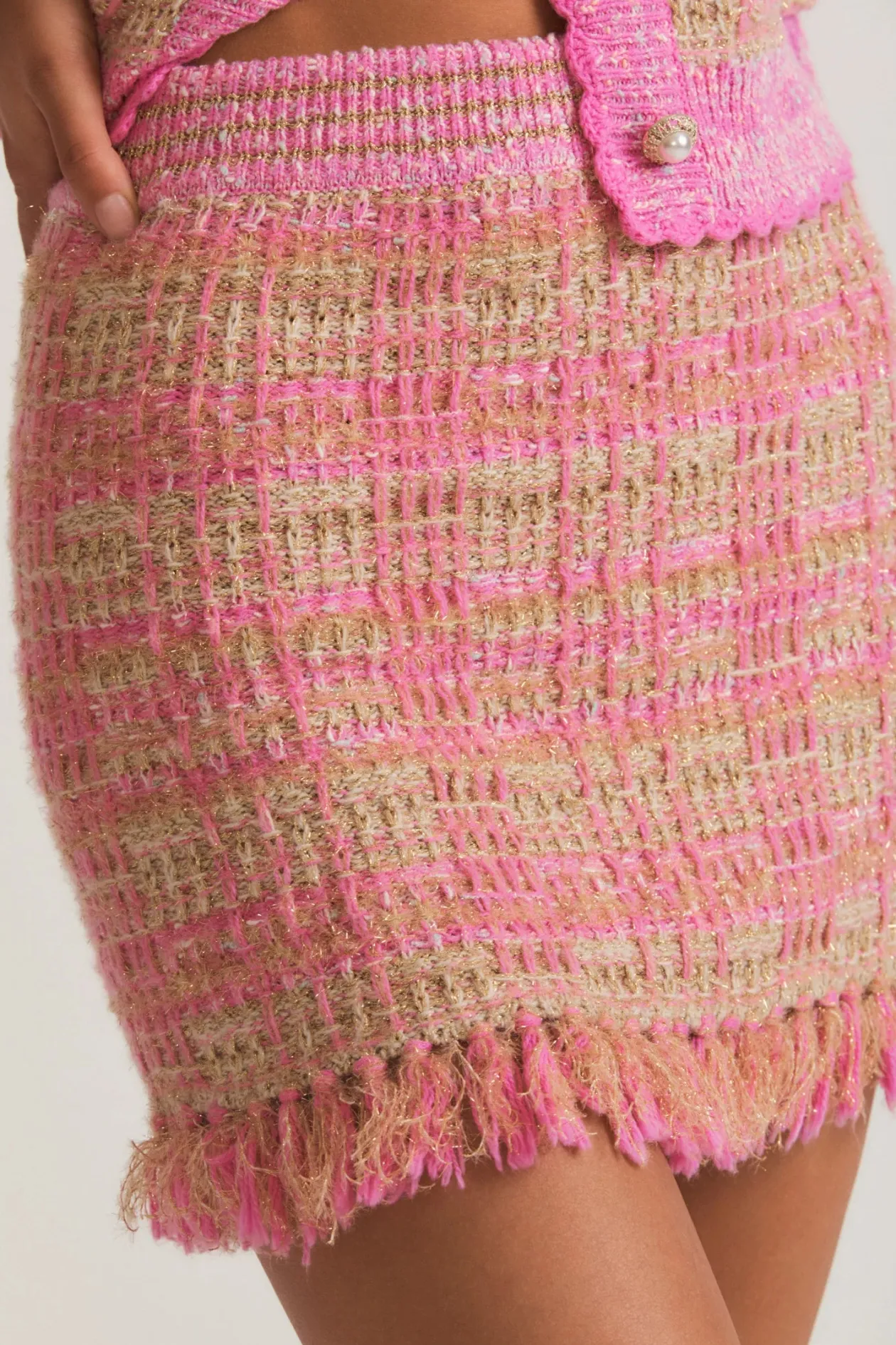 Balsam Mini Skirt in Pink