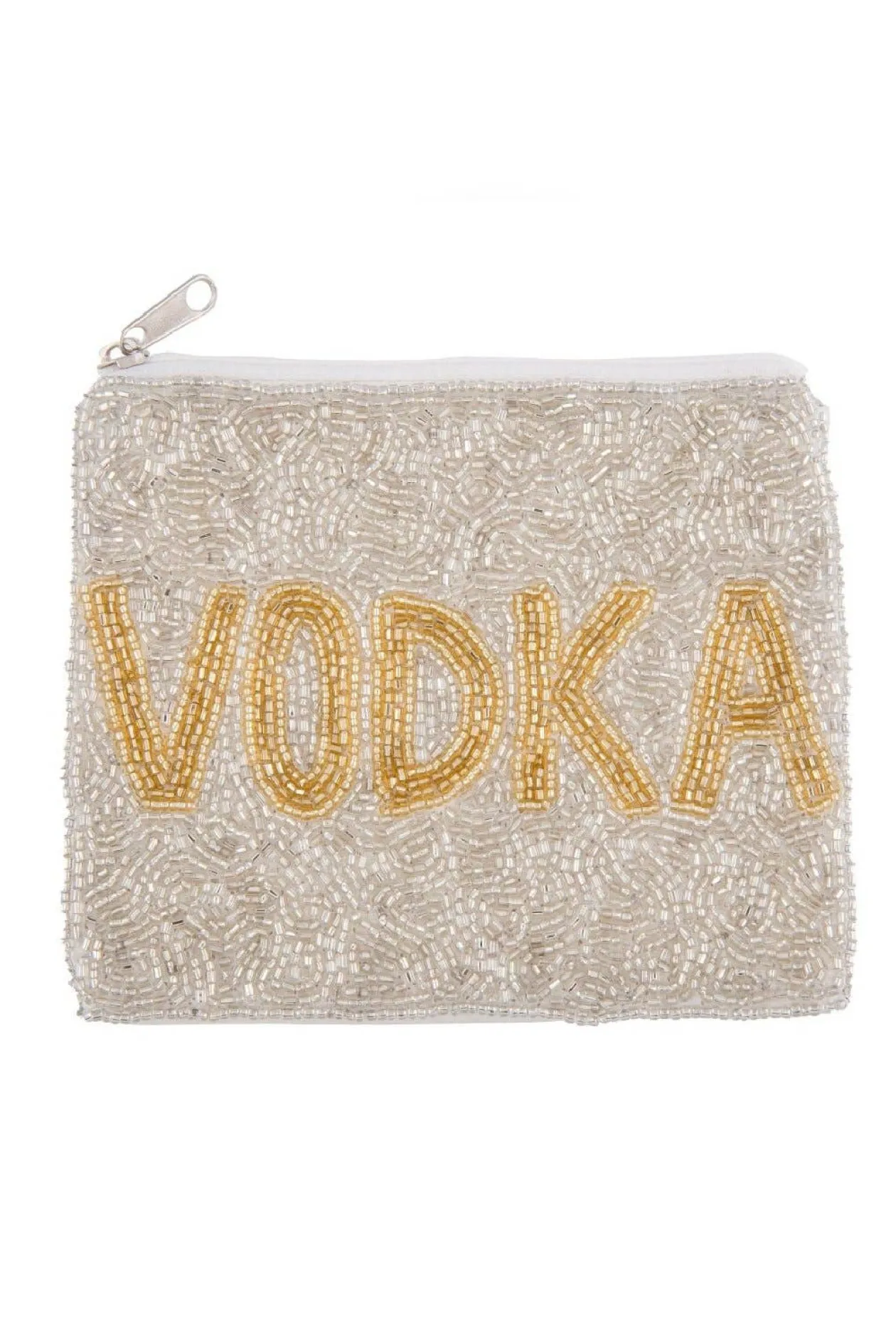 Beaded Vodka Pouch Bag