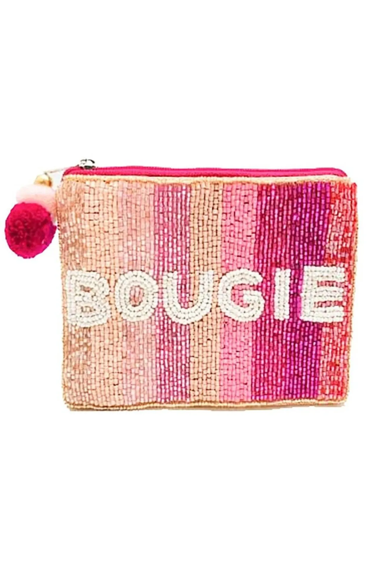 Bougie Beaded Pouch Bag