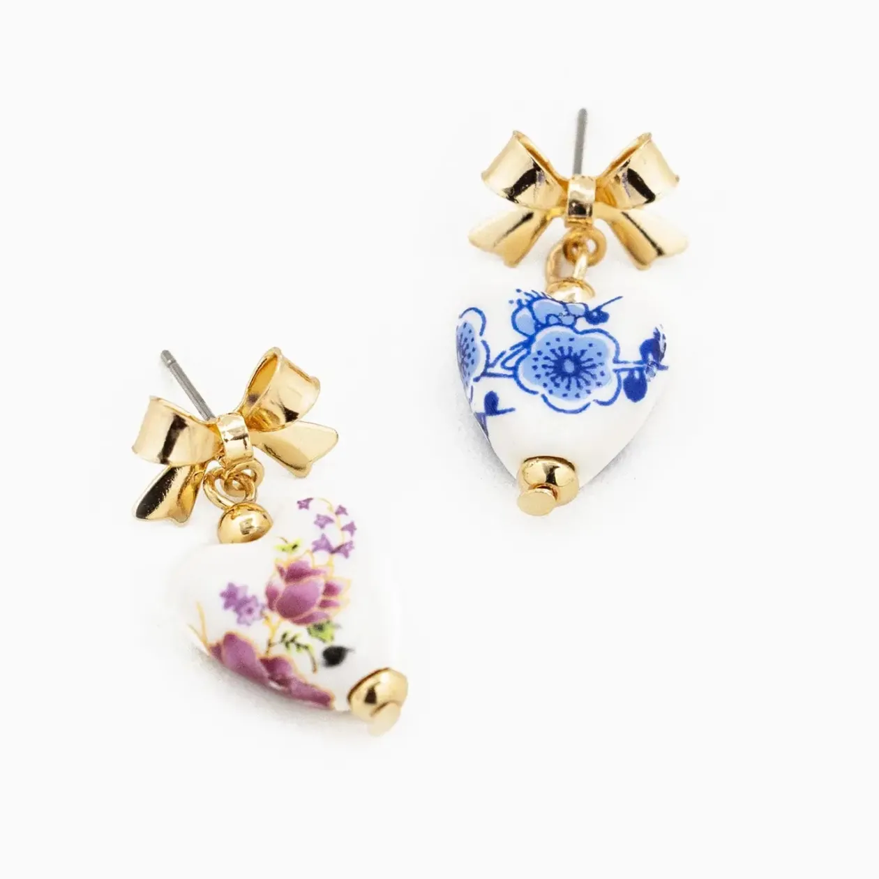 Bowquette Chinoiserie Drop Earrings