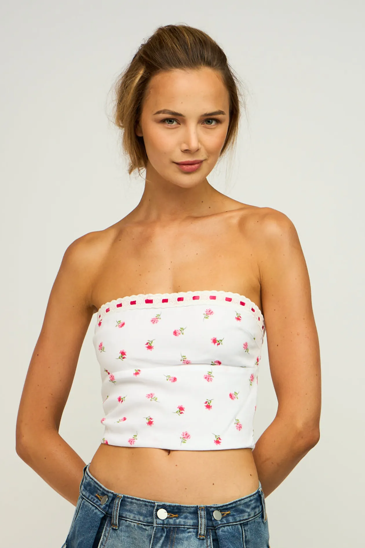 Brunch Date Strapless Top