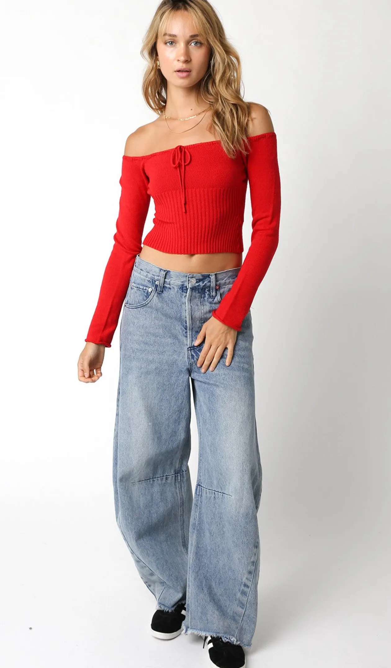 Carrie Off Shoulder Sweater