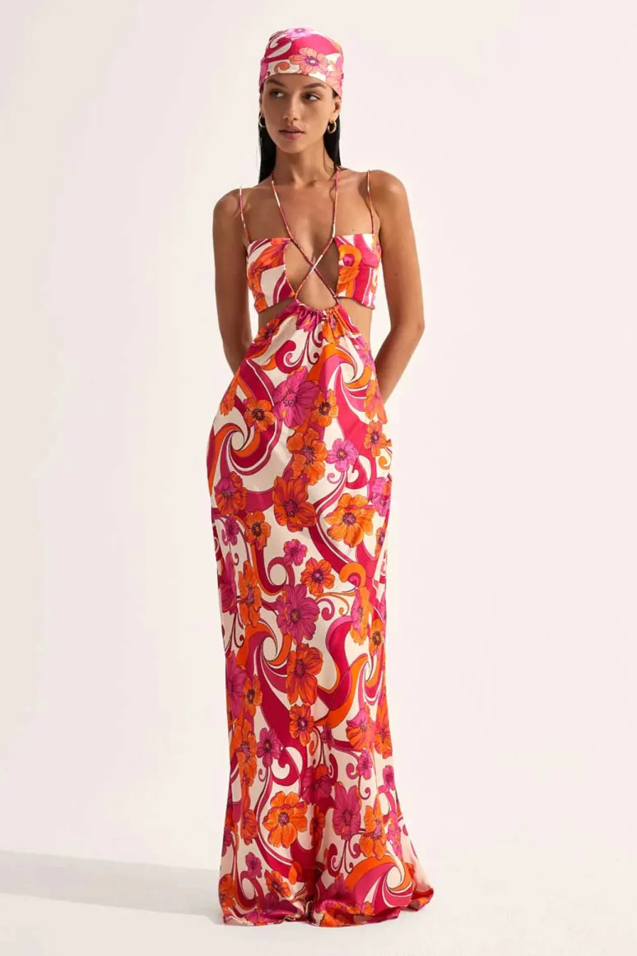 Cin Cin Storm Cutout Maxi Dress