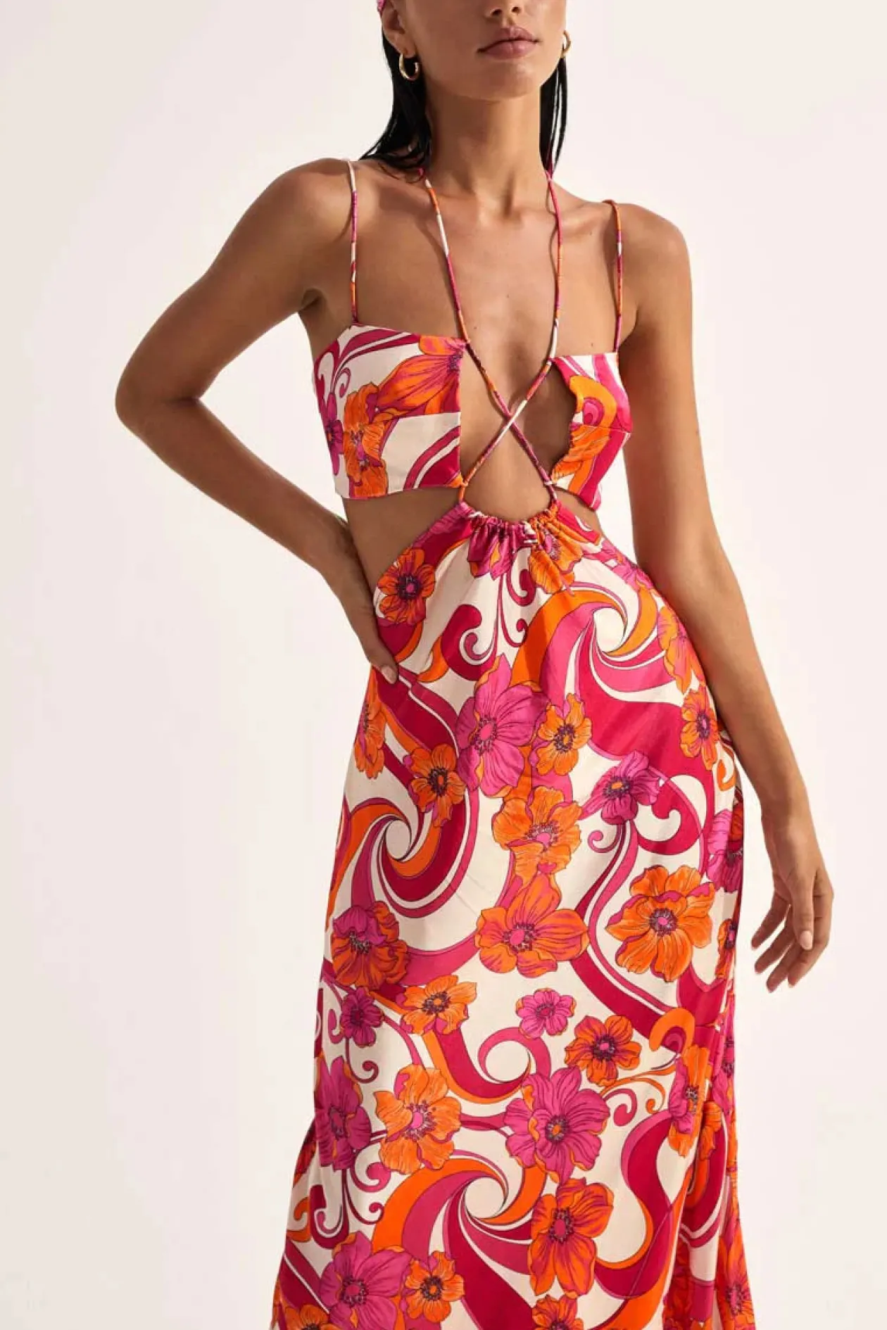 Cin Cin Storm Cutout Maxi Dress