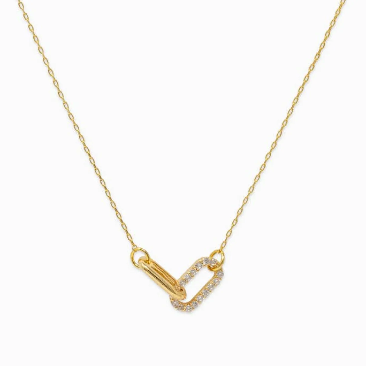 Clip Link Pendant Necklace