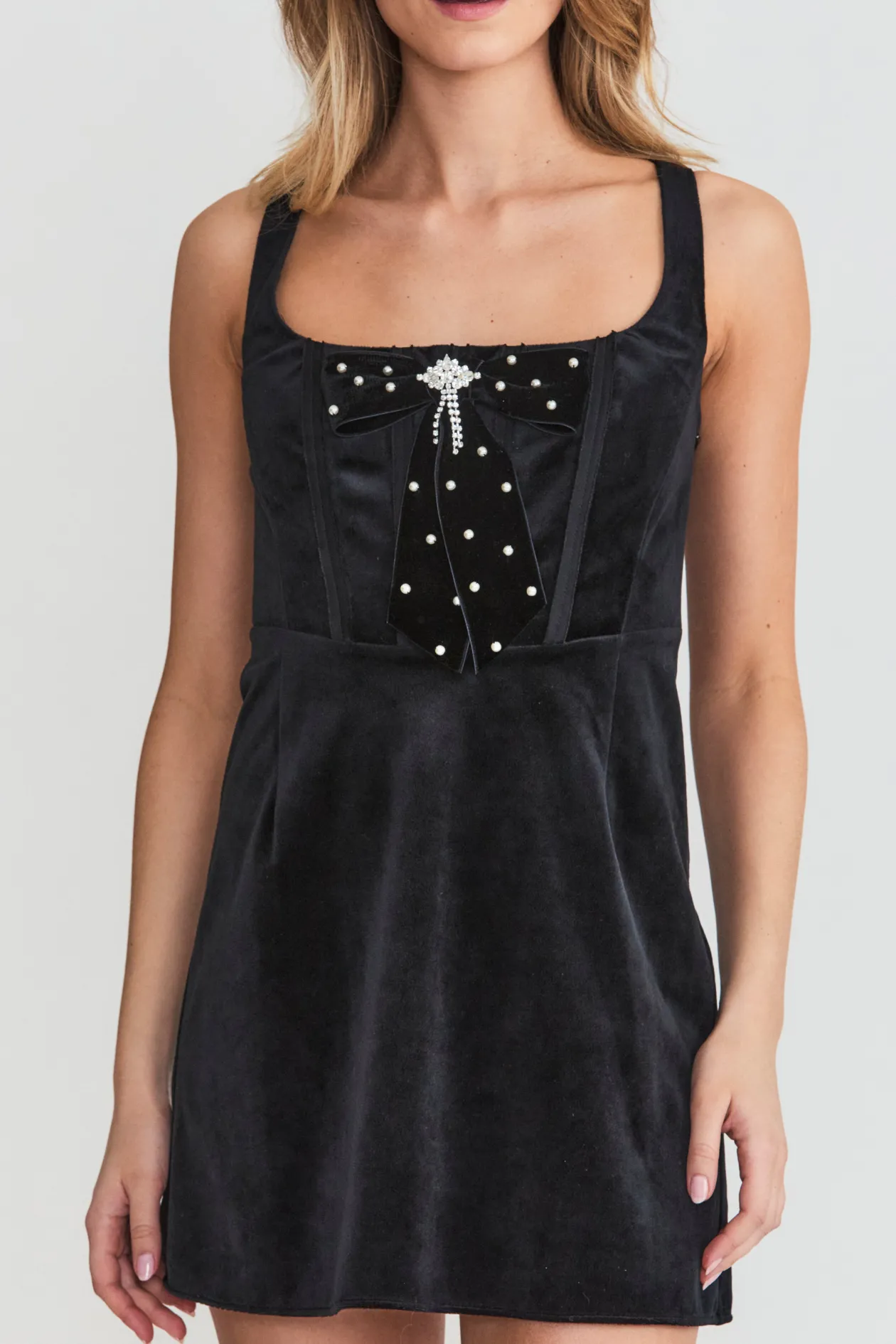 Collins Velvet Mini Dress