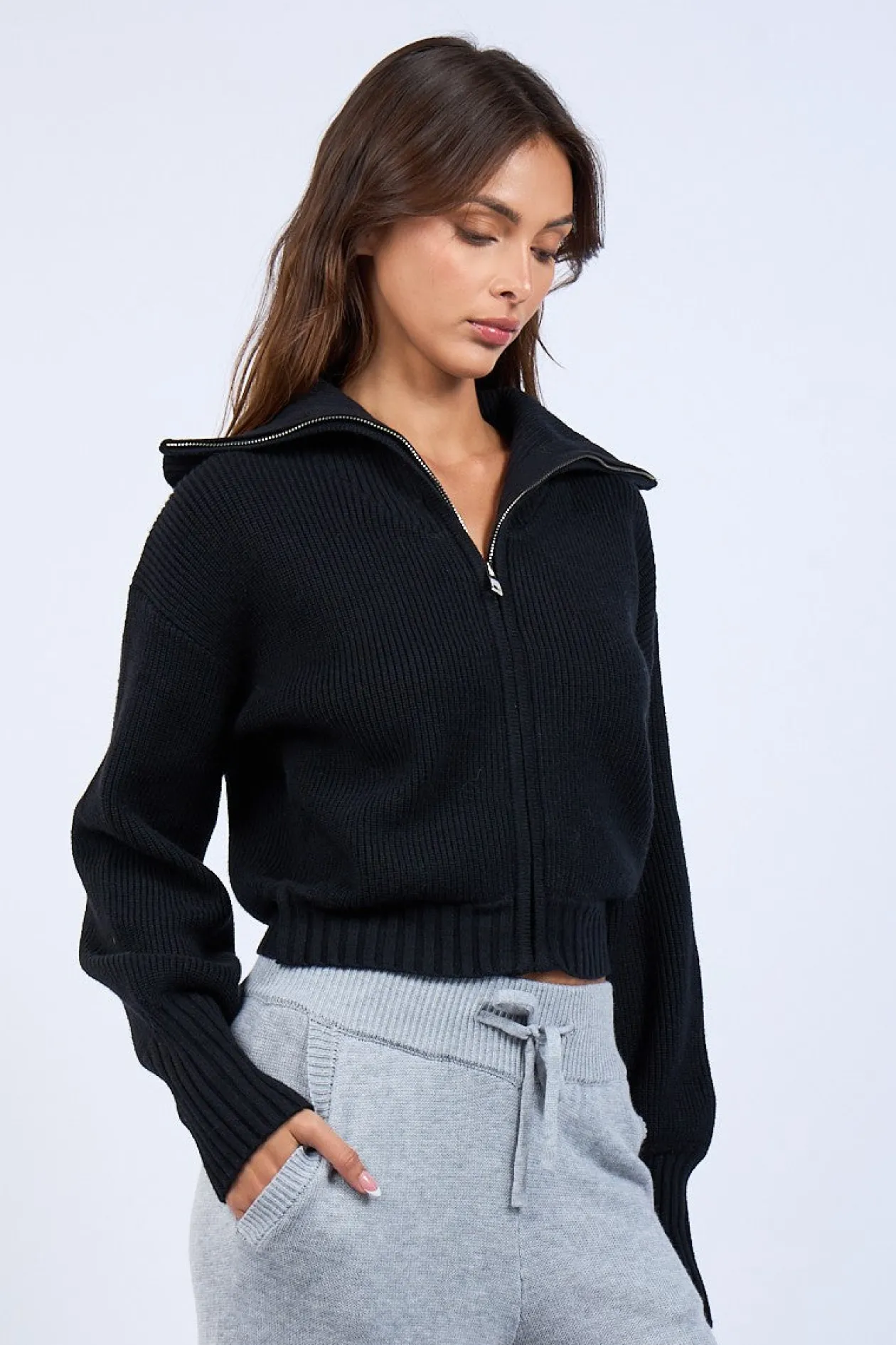Darkness Zip Sweater