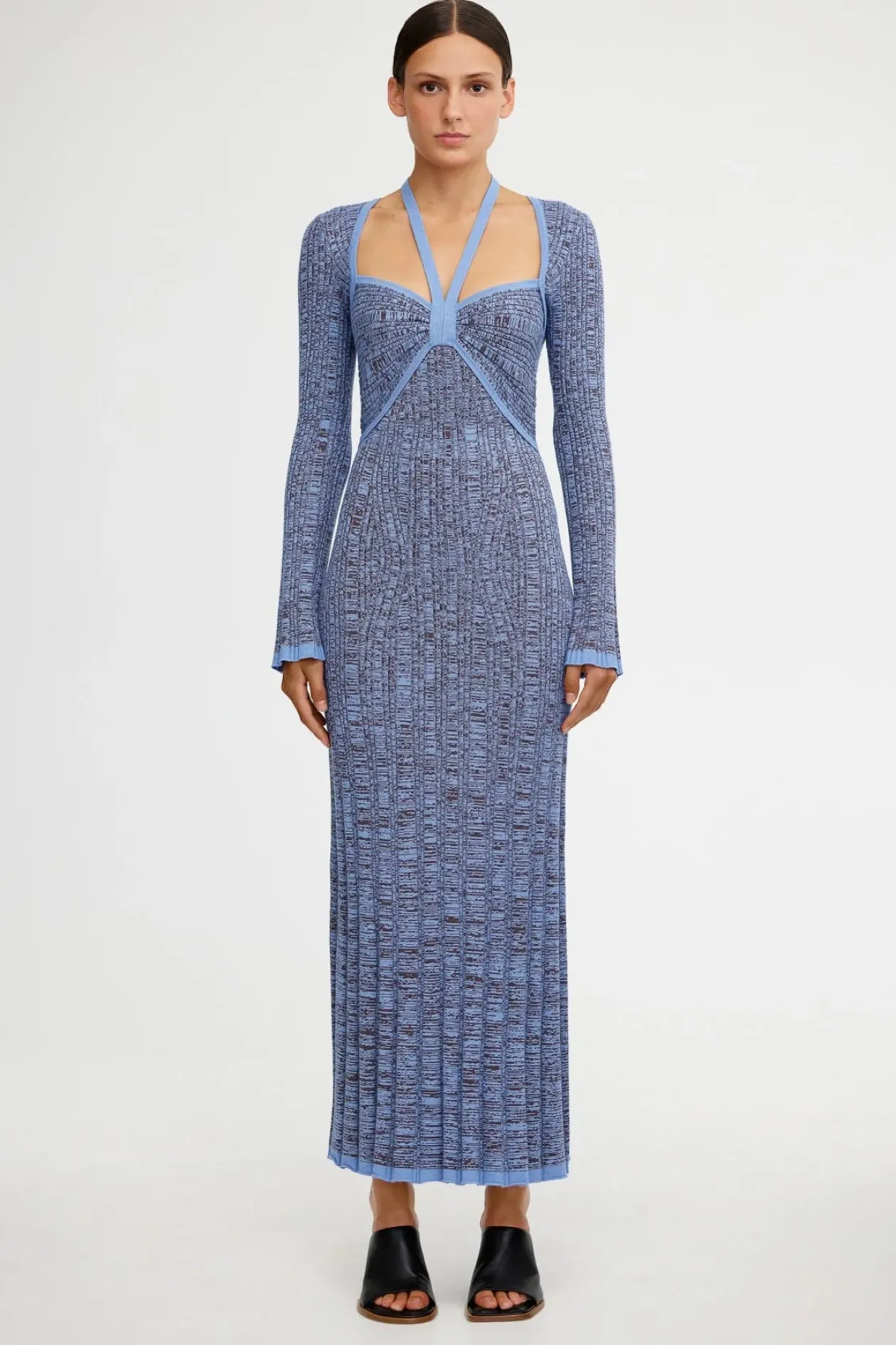 Dua Maxi Dress in Periwinkle Marle