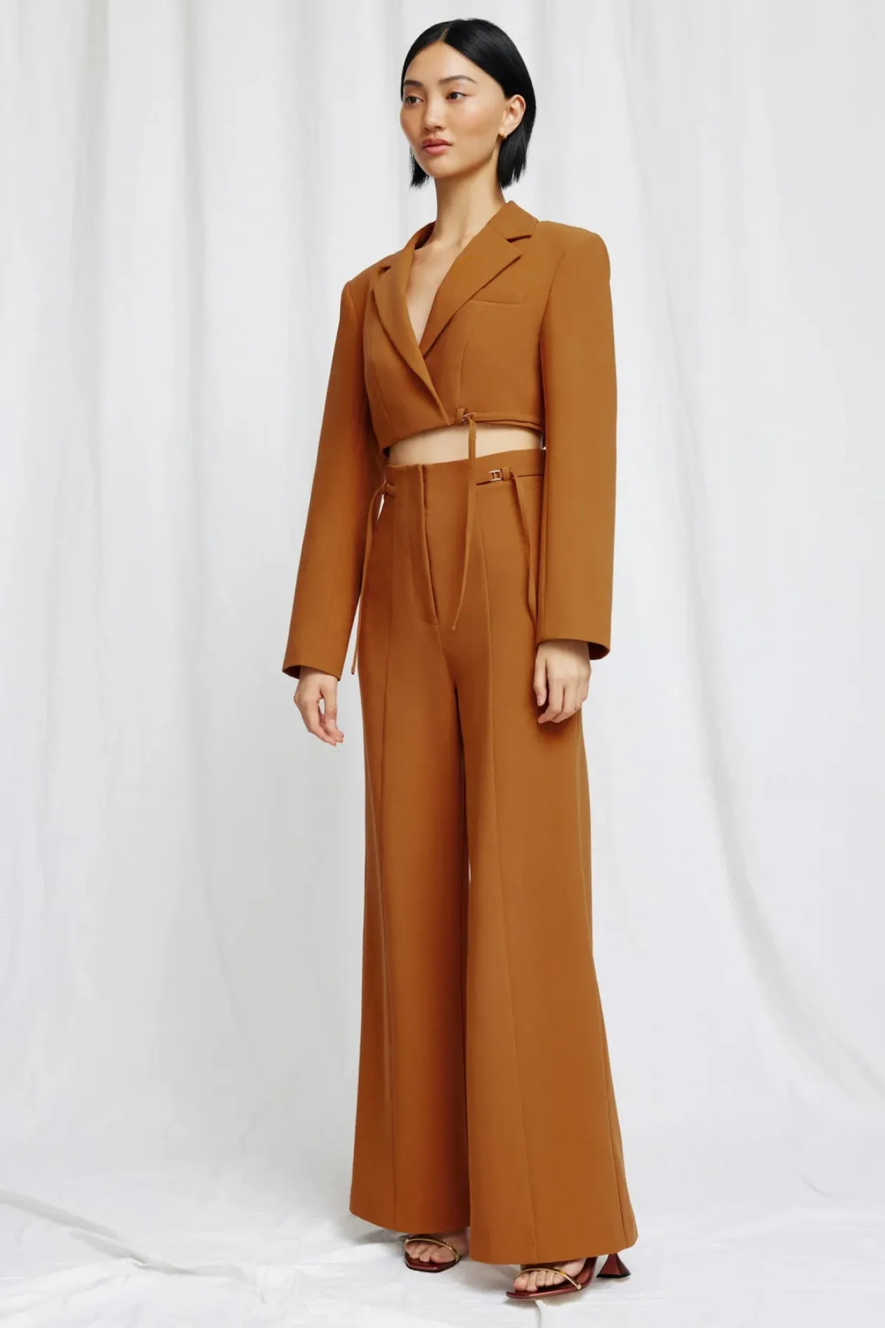 Elka Pant in Caramel