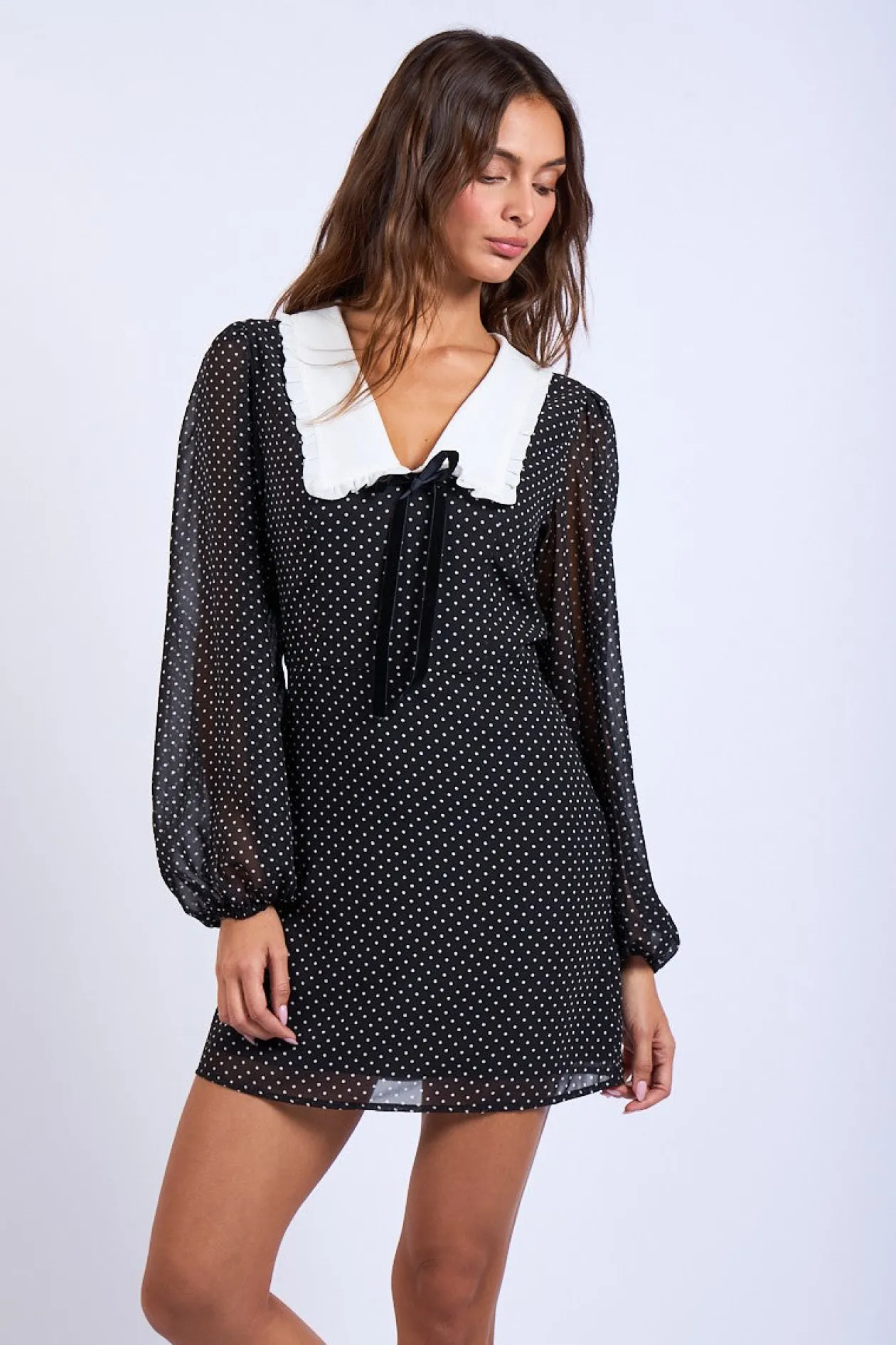 Emily Collared Mini Dress