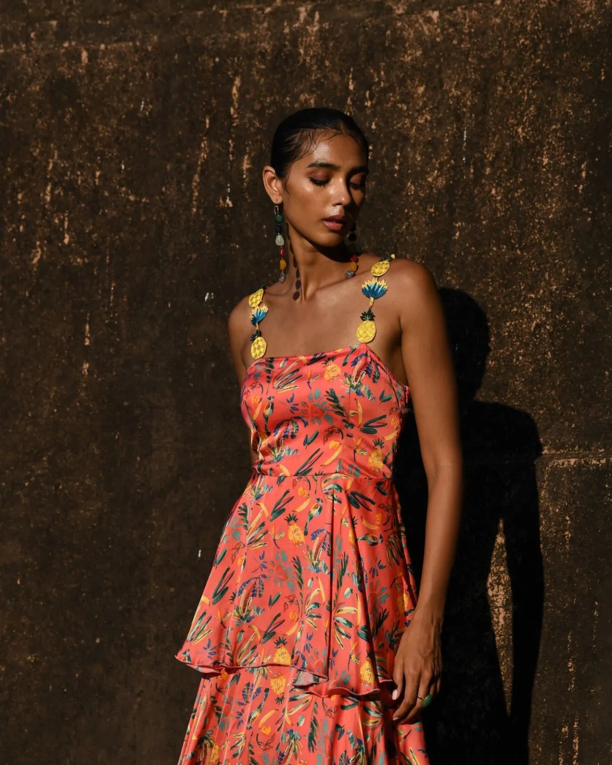 Essgee Erice Midi Dress in Pink