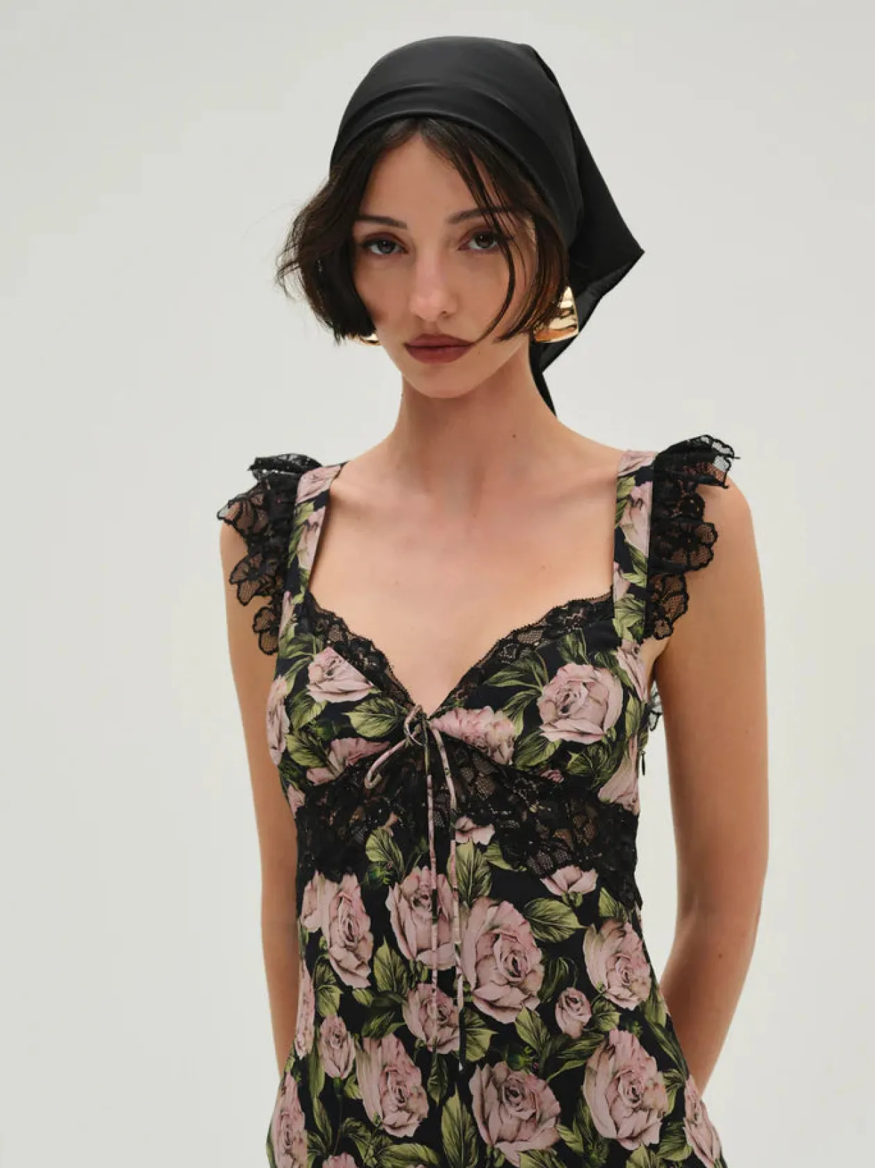 Fallen Rose Maxi Dress