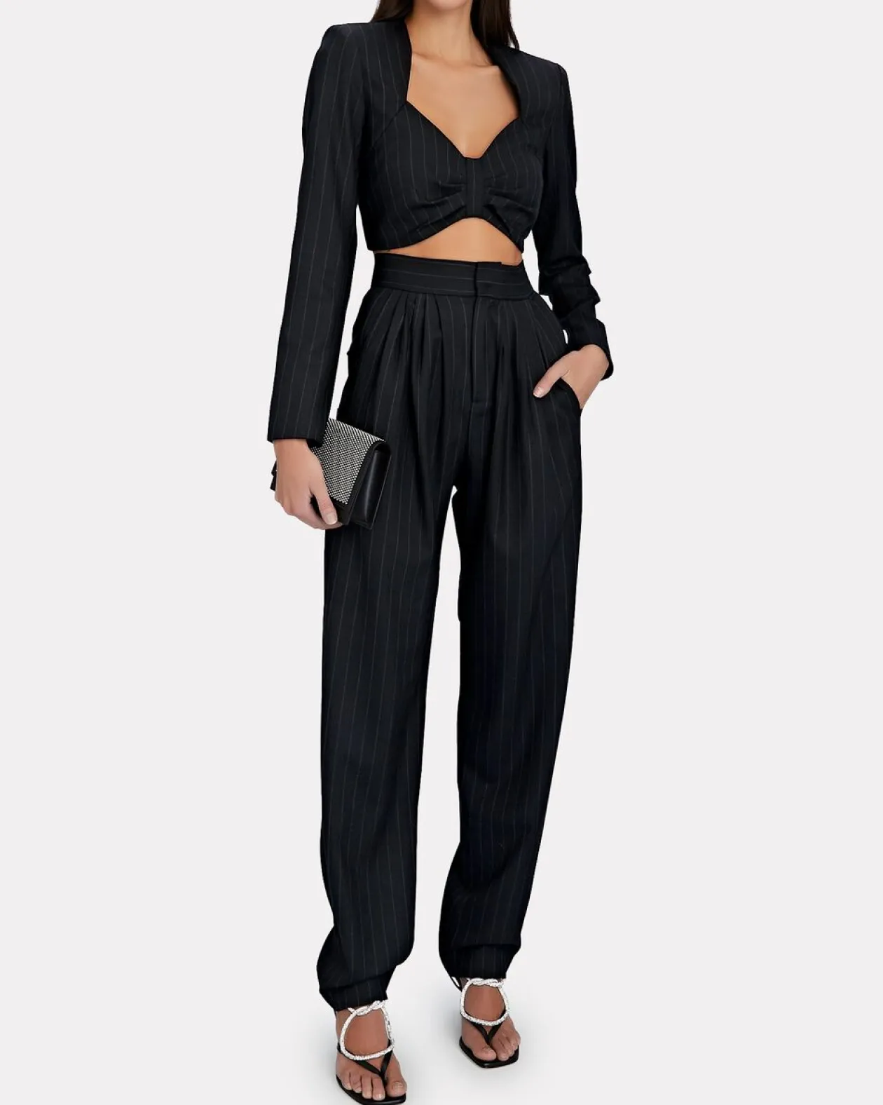 Felix Pinstripe Tapered Pant