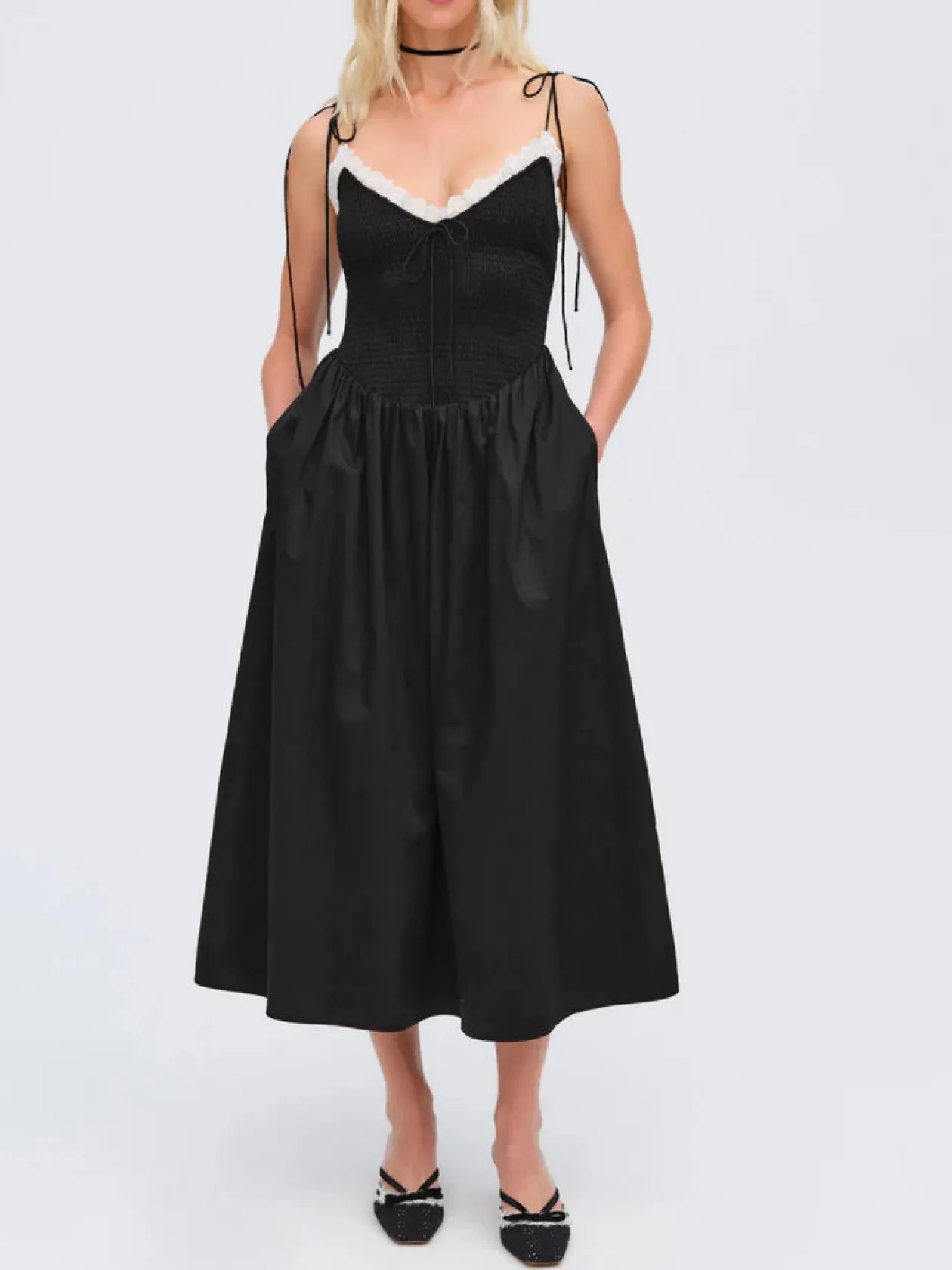 For Love & Lemons Bethany Midi Dress