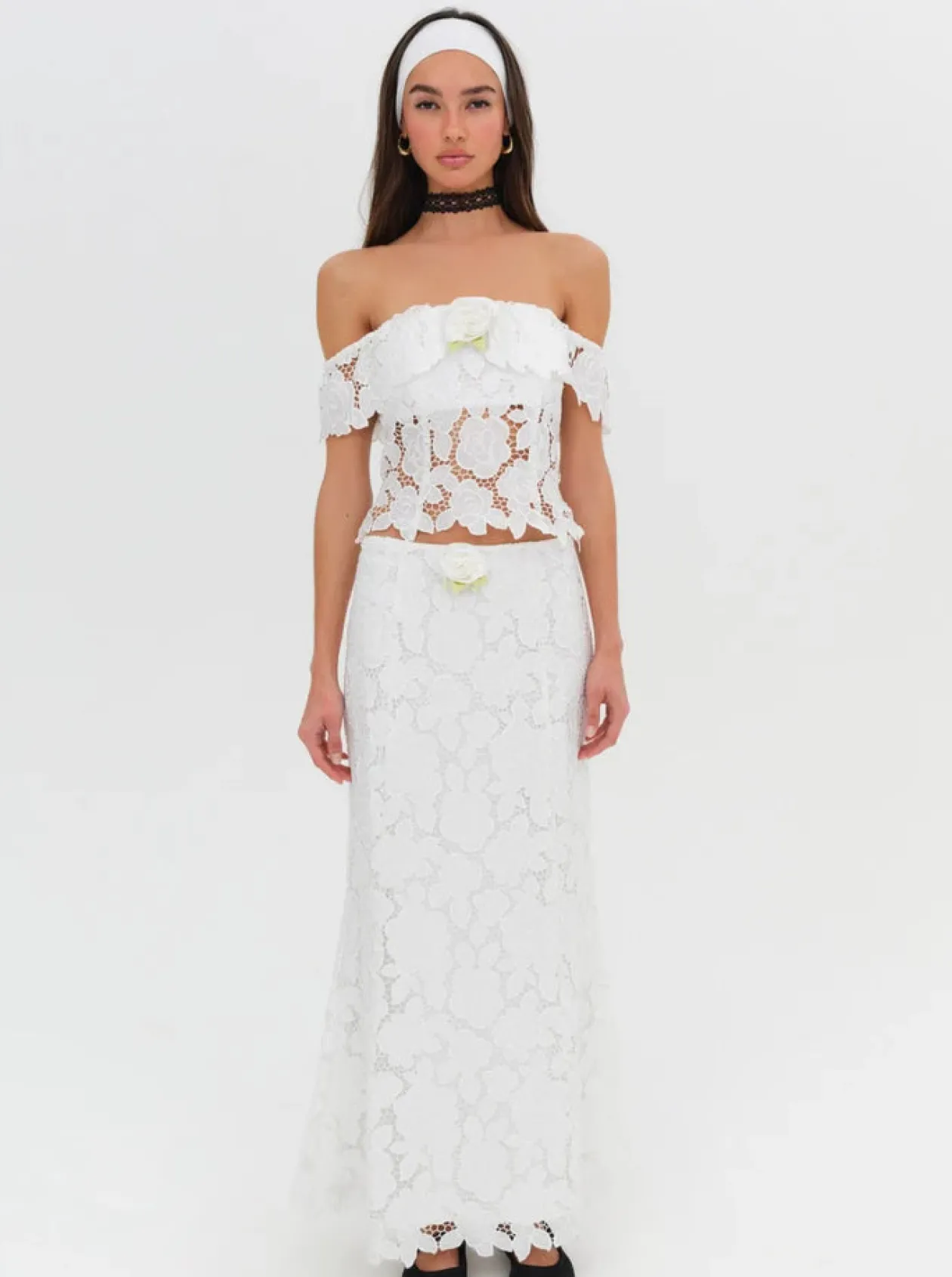For Love & Lemons Claudia Off Shoulder Top