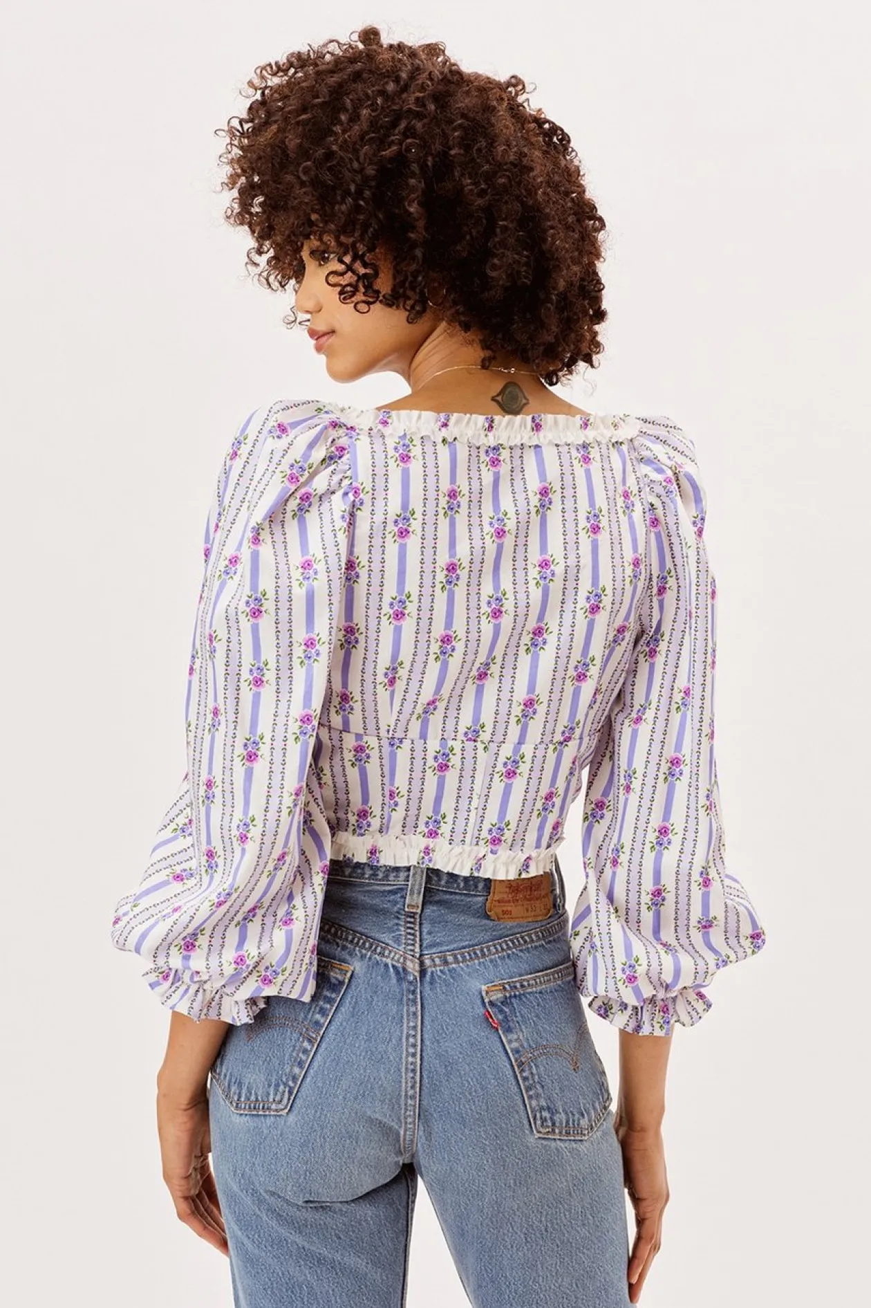 For Love & Lemons Dahlia Crop Top