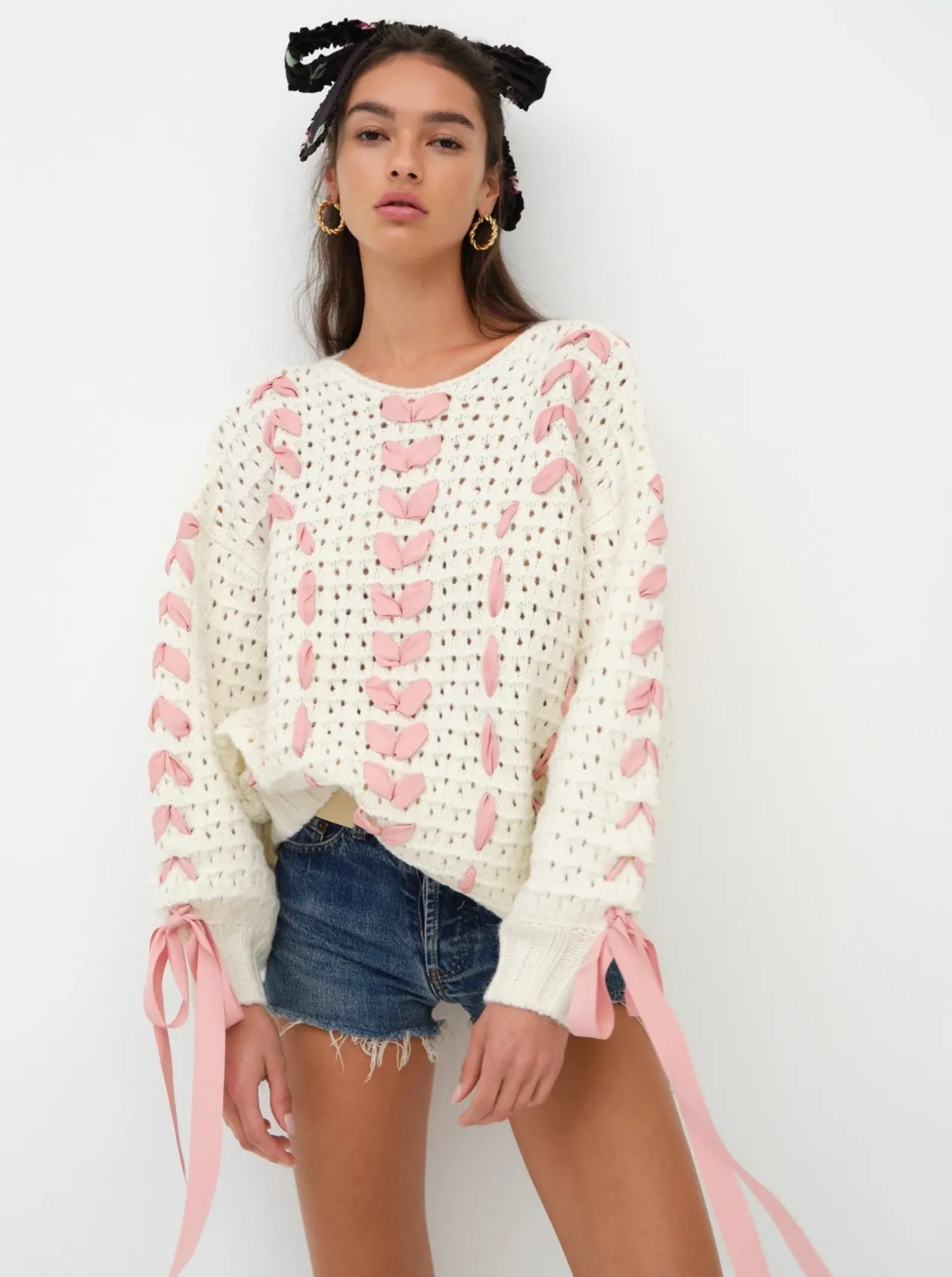 For Love & Lemons Laurel Oversized Sweater
