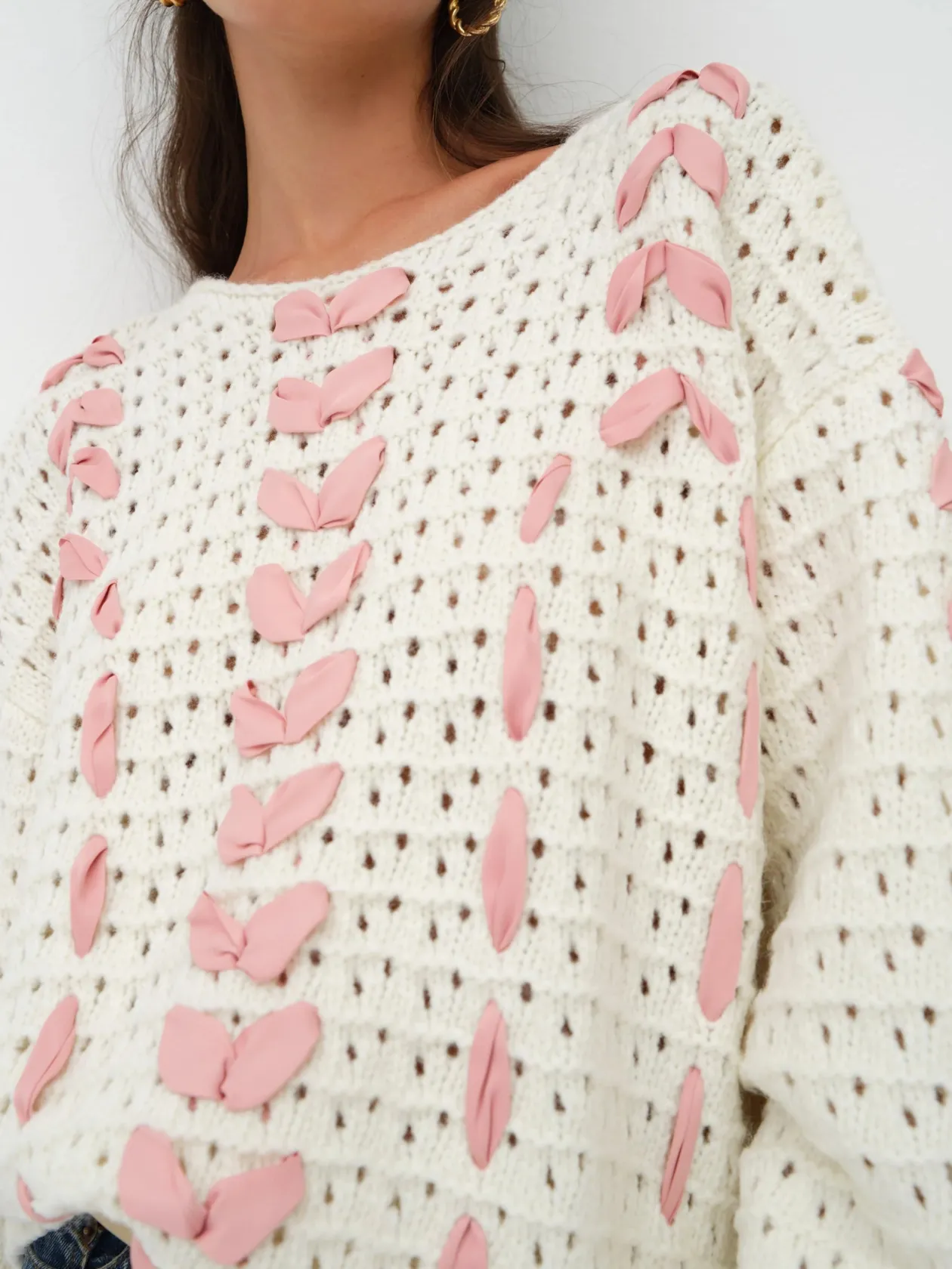 For Love & Lemons Laurel Oversized Sweater