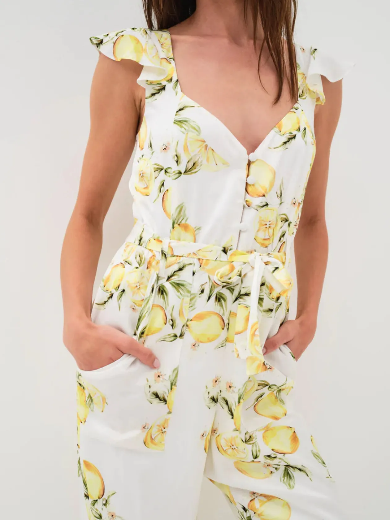For Love & Lemons Limonata Jumpsuit