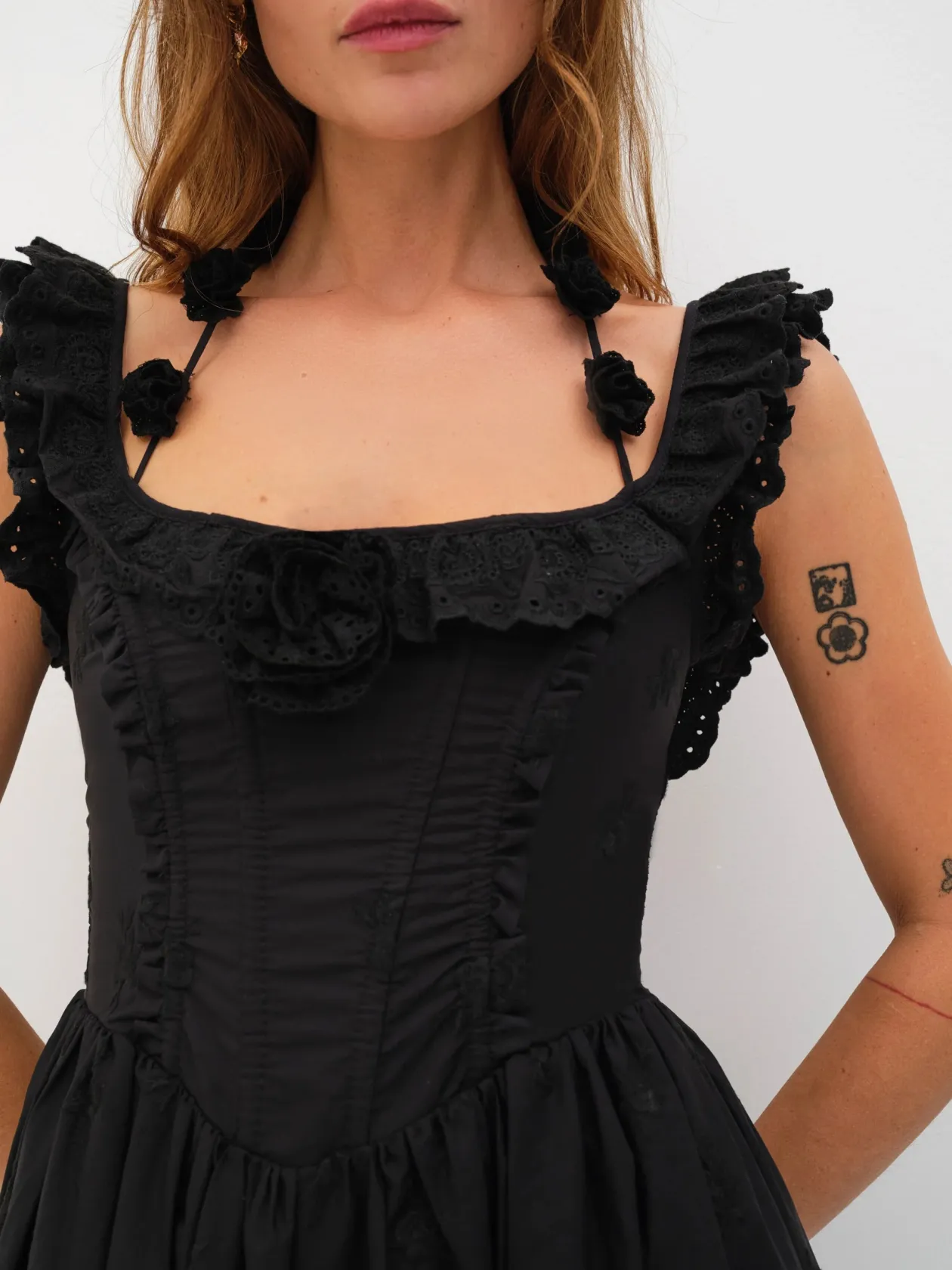 For Love & Lemons Lindsey Midi Dress