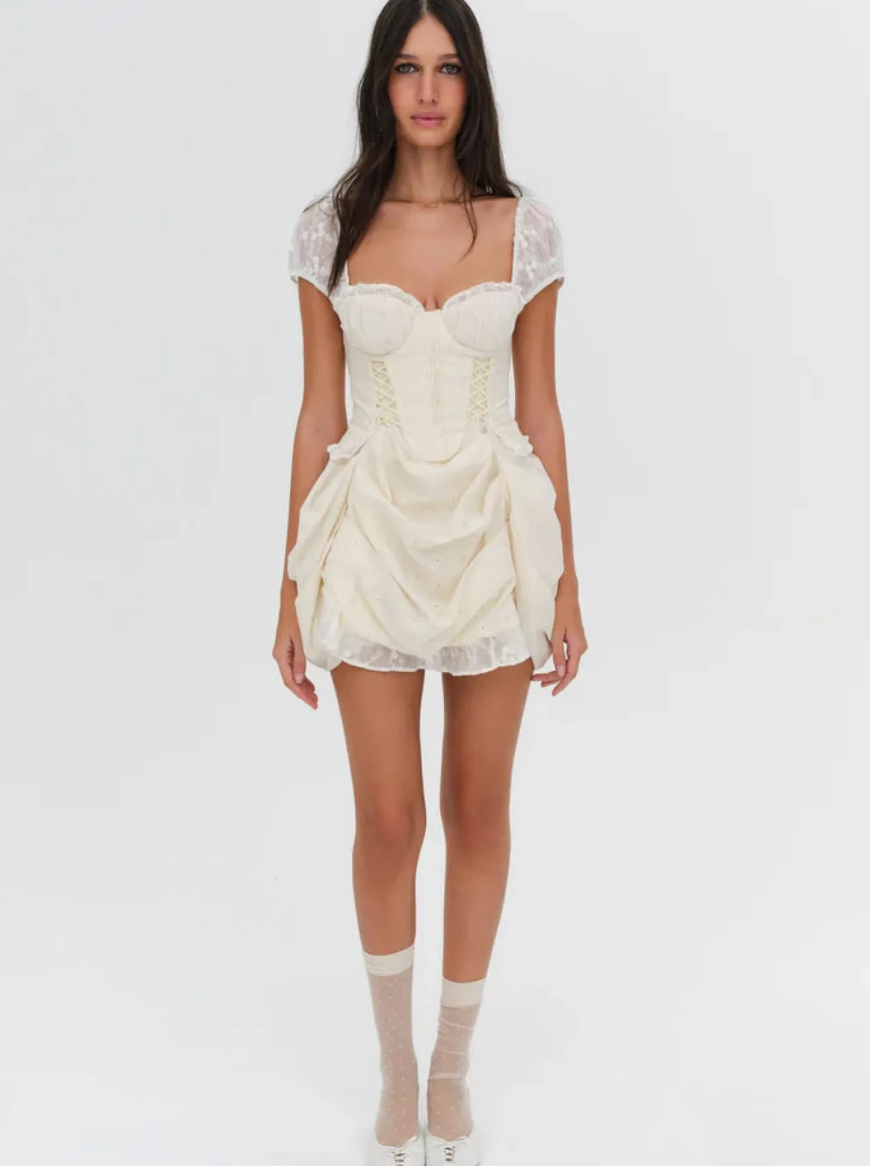 For Love & Lemons Morgan Mini Dress