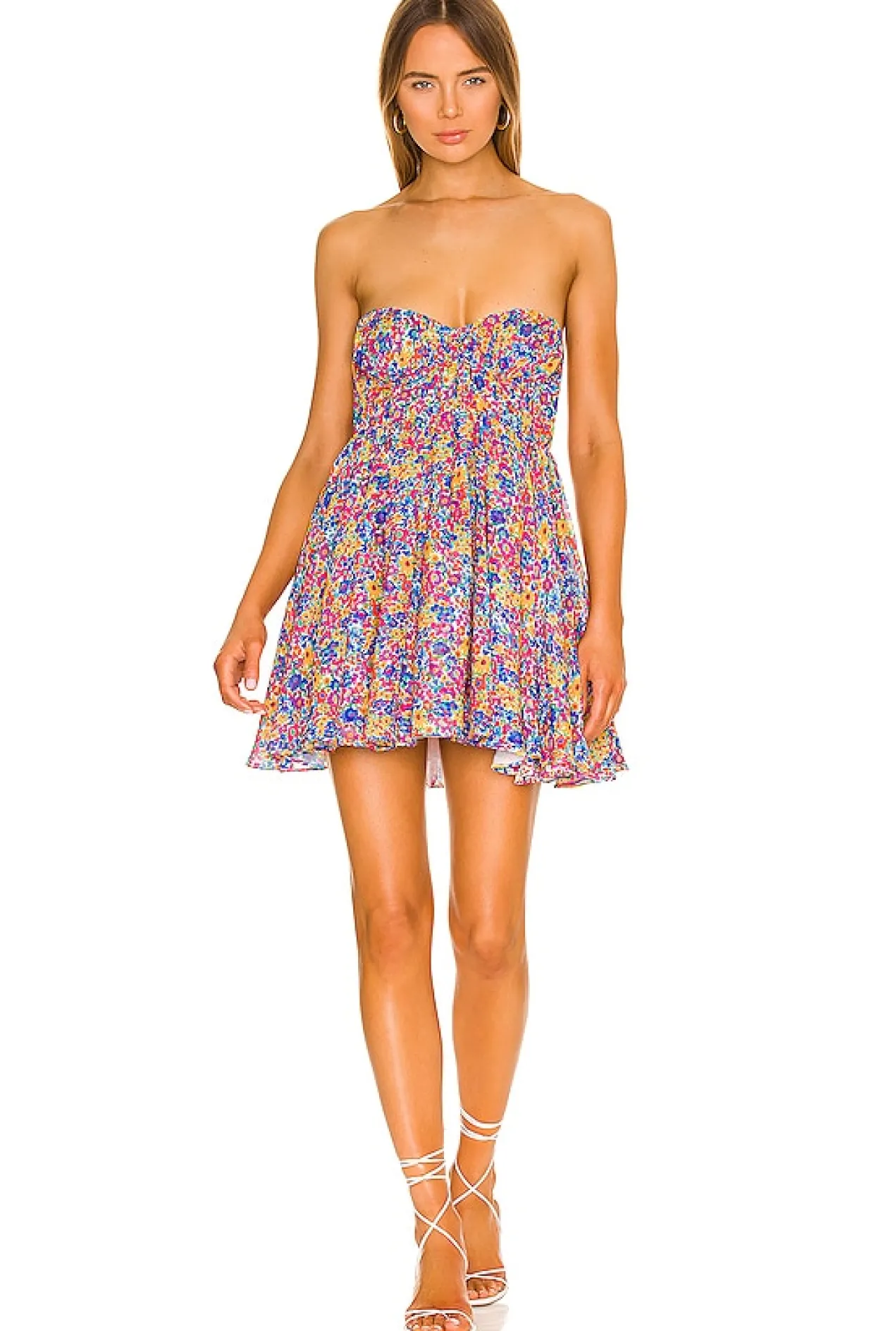 For Love & Lemons Sasha Strapless Mini Dress