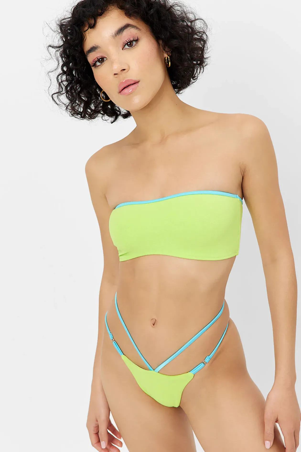 Frankies Bikinis Jean Terry Top in Siren