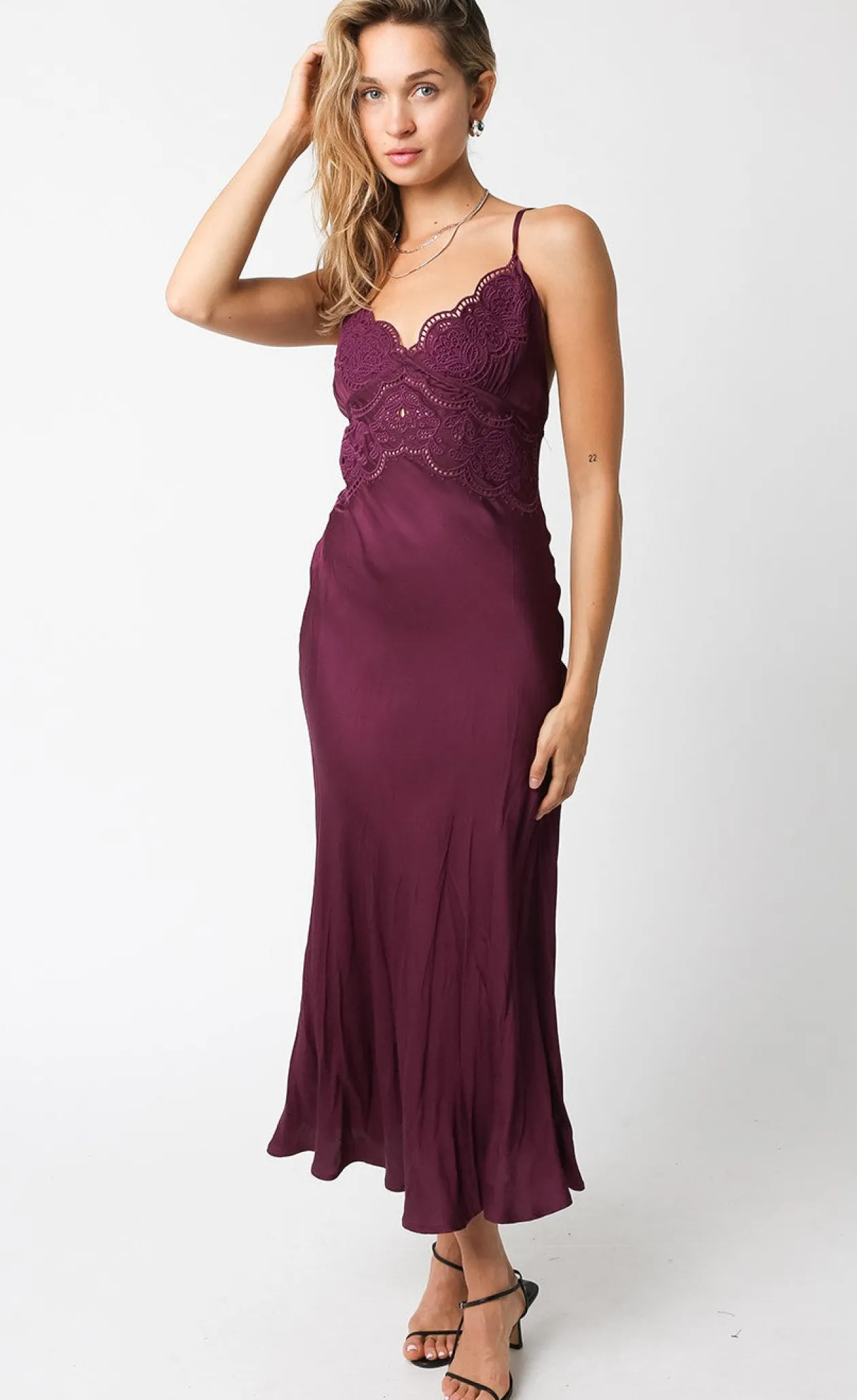 Heidi Silk Midi Dress