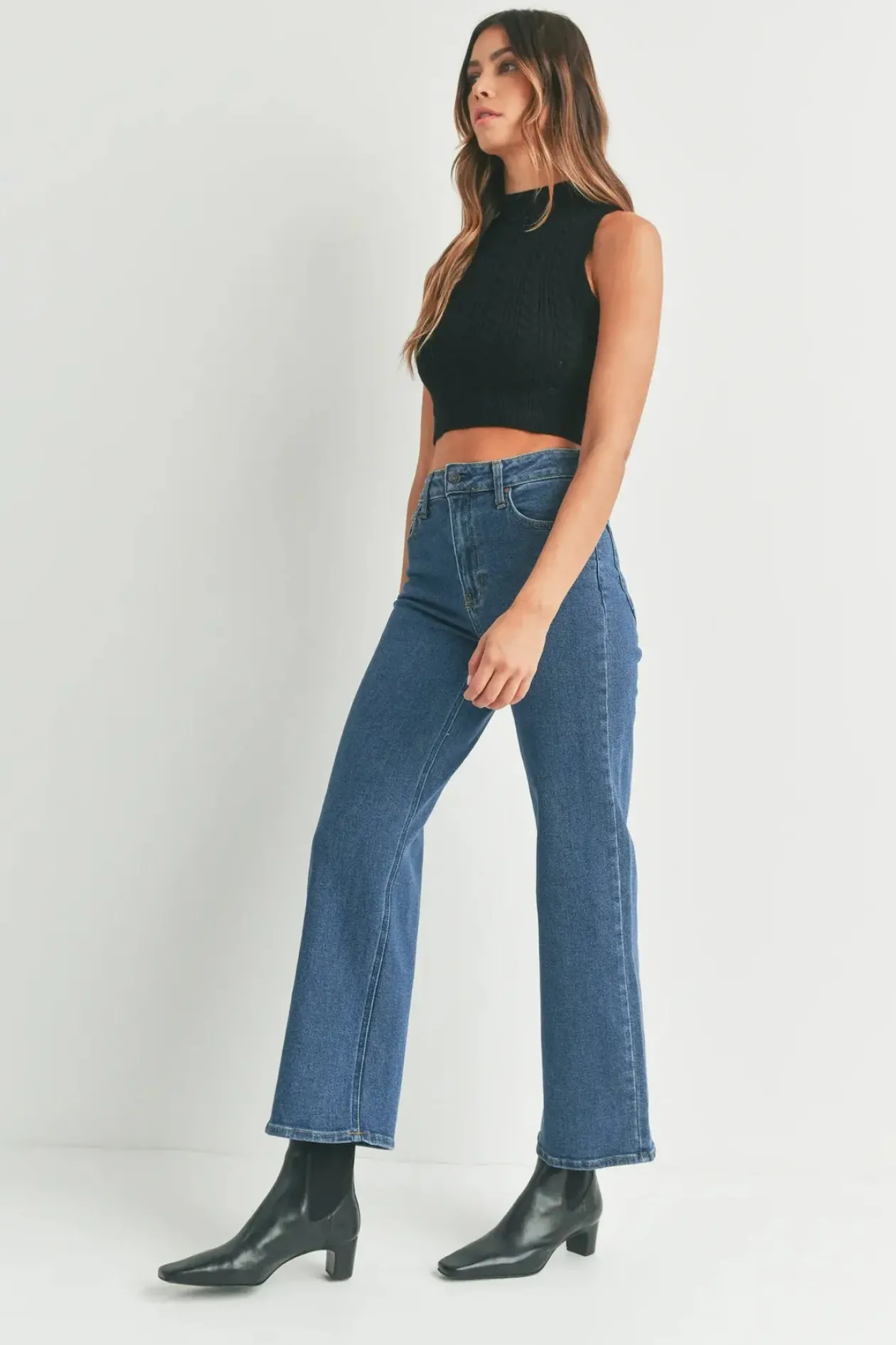 High Rise Full Length Straight