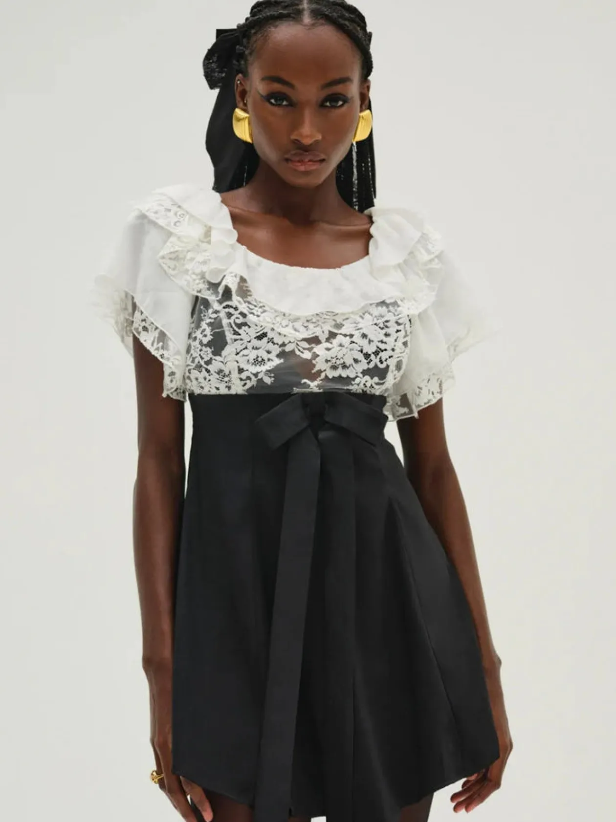 Holiday Lace Mini Dress