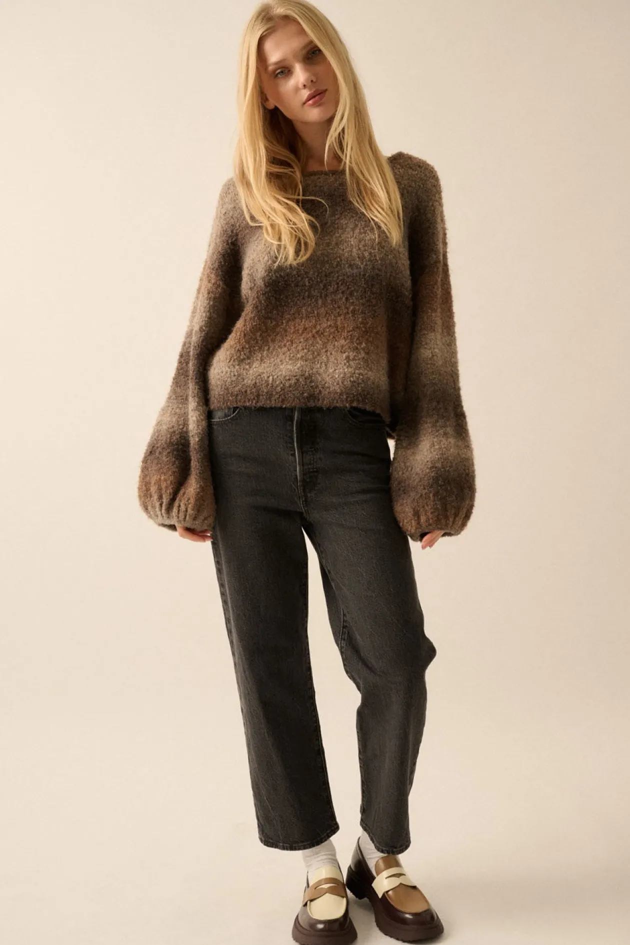 Iced Latte Ombré Sweater