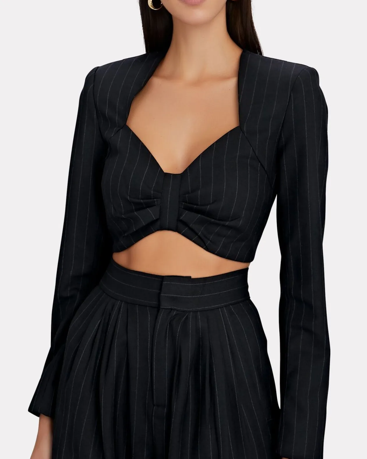 Janelle Pinstripe Top