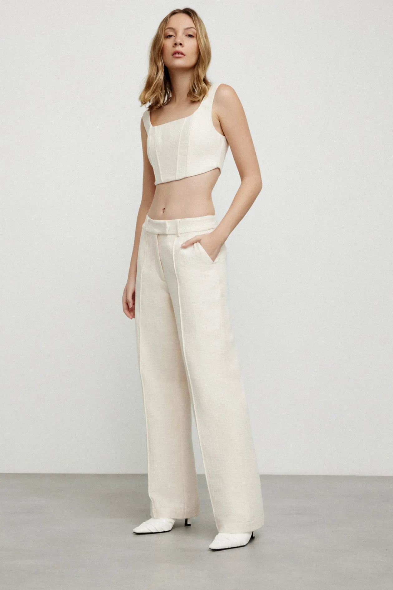 Leilah Pants in Ballet Pink