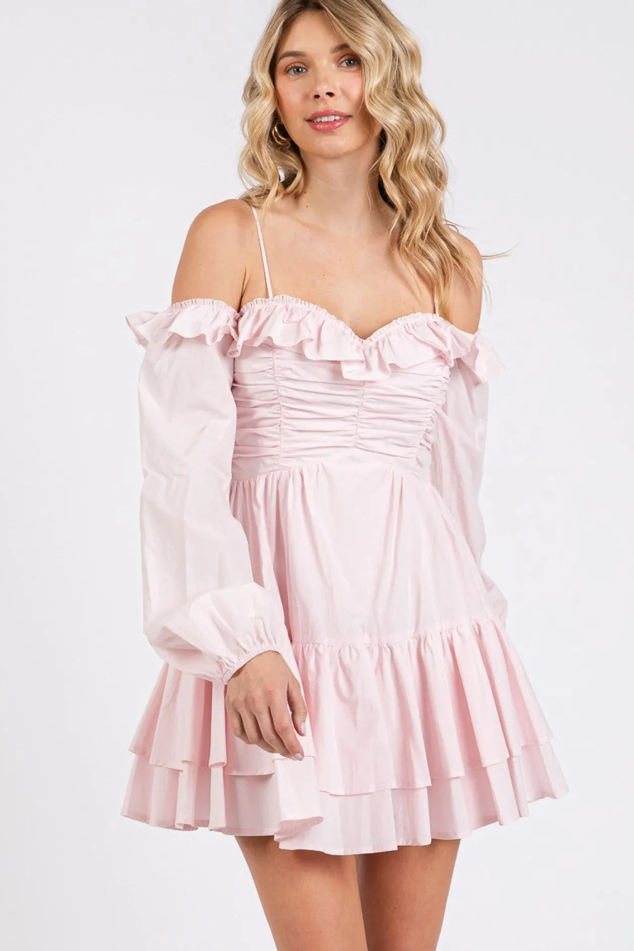 Lilibet Off Shoulder Mini Dress