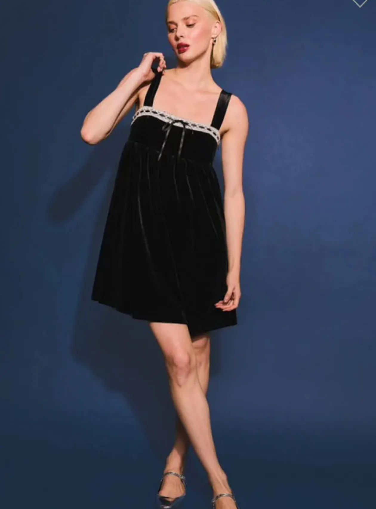 Looking at Me Velvet Mini Dress