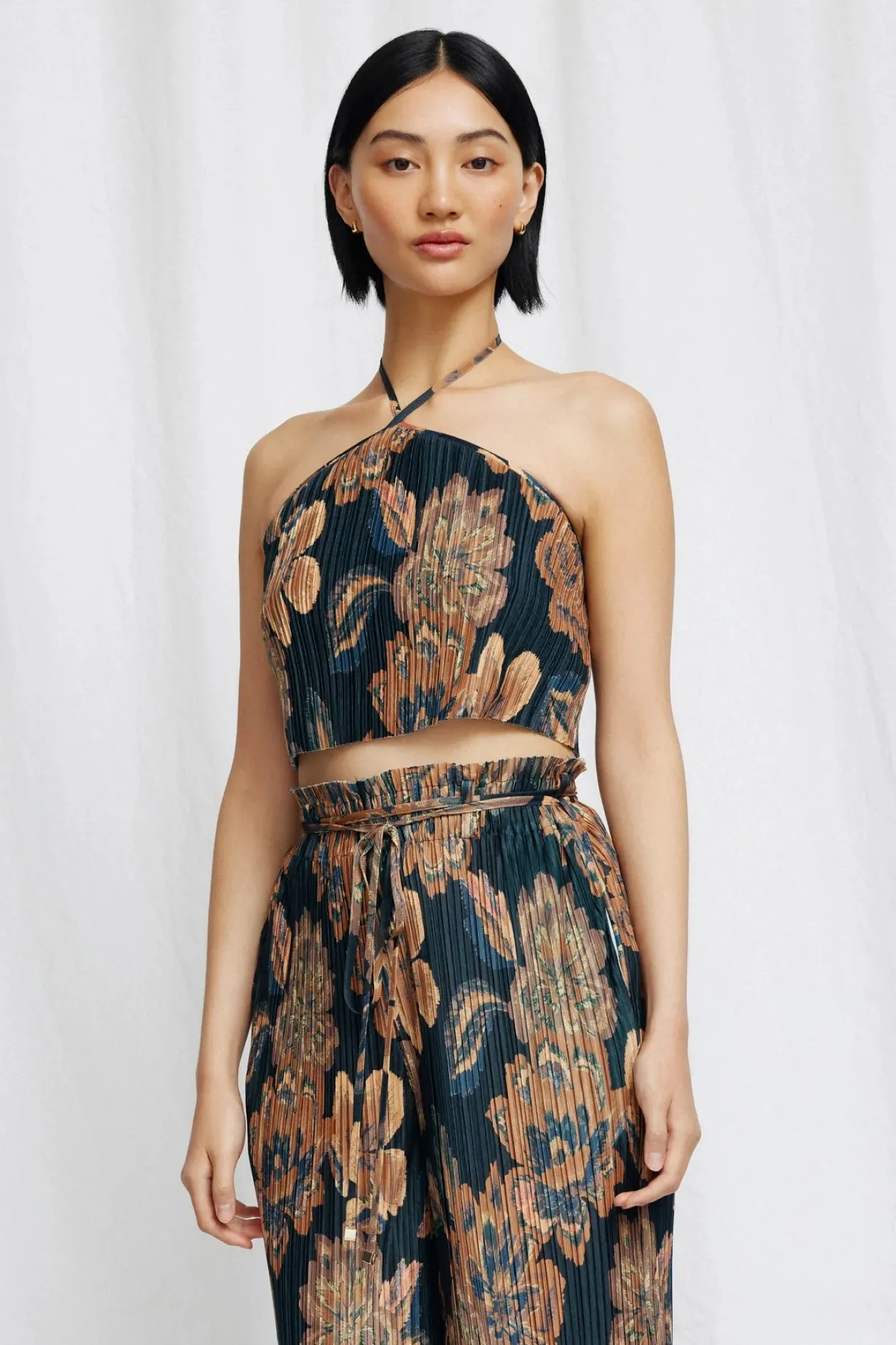 Lori Top in Gold Tapestry