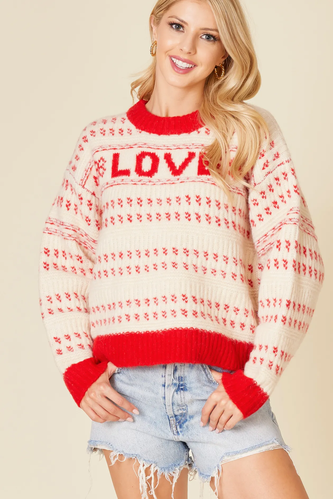 L.O.V.E Valentine Sweater