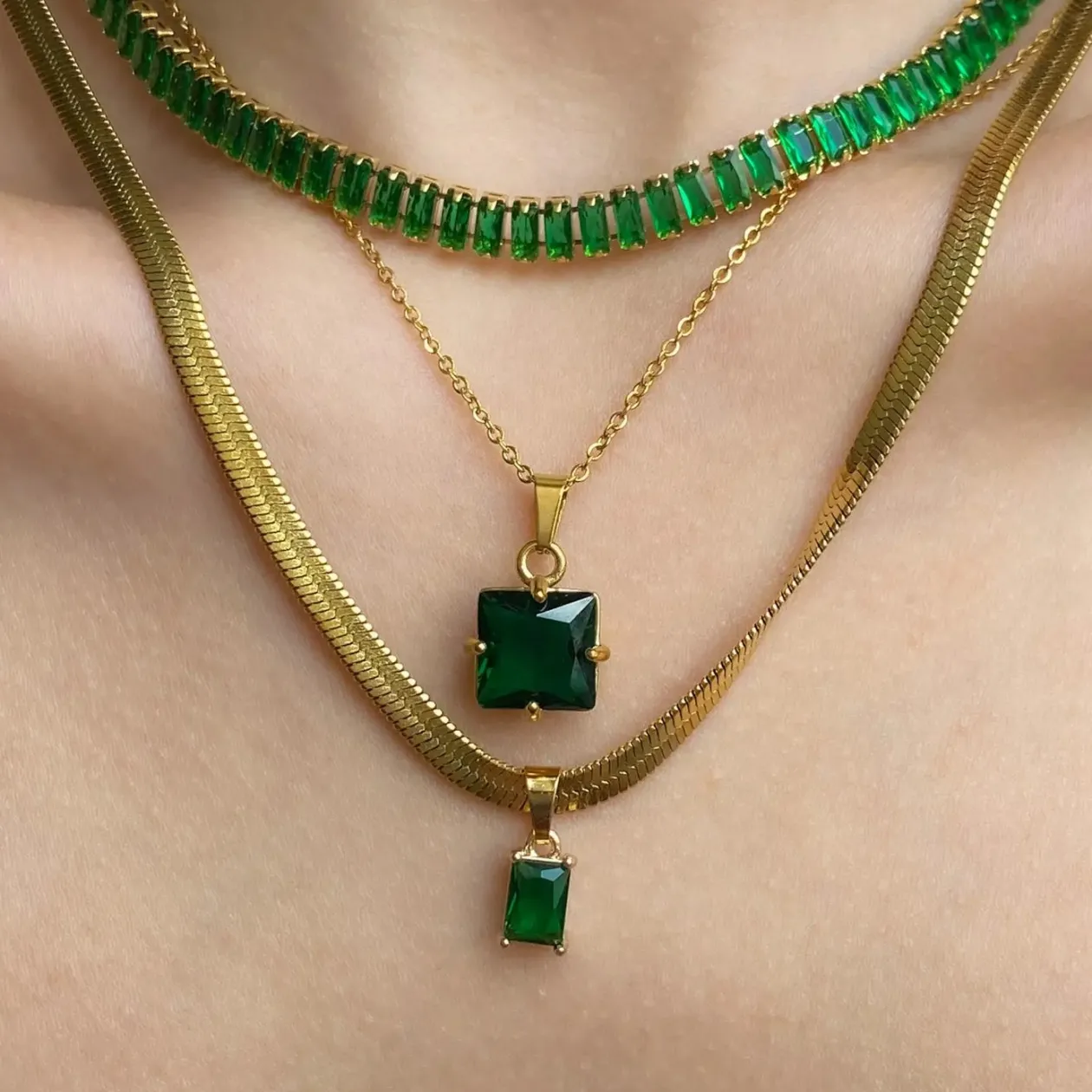 Midori Herringbone Necklace