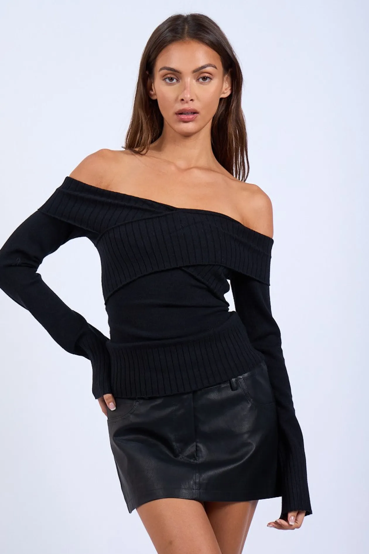 Monica Off-Shoulder Sweater
