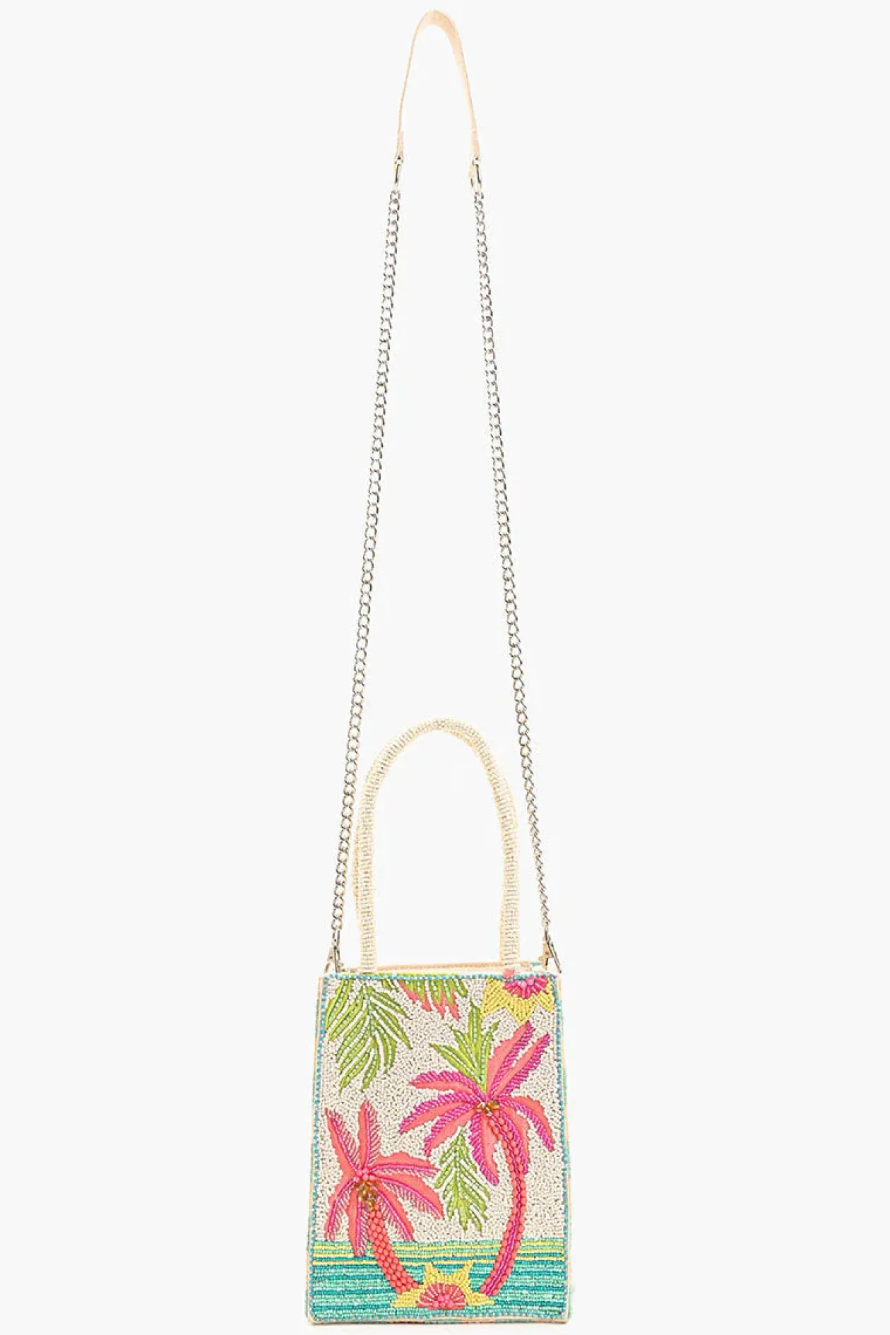 Palms Away Embellished Cross Body Bag