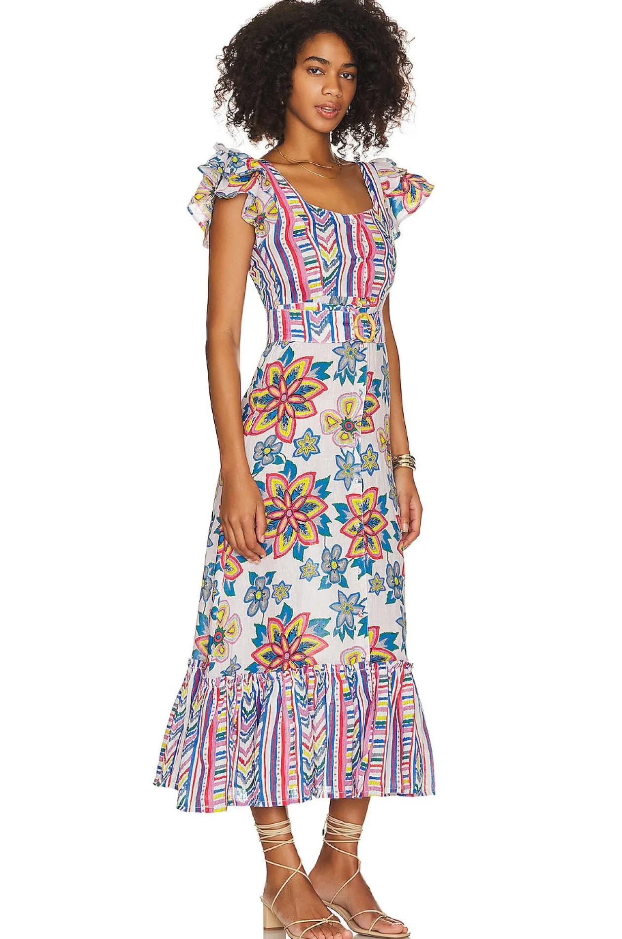 Place Nationale La Lavande Maxi Dress in Retro Flower