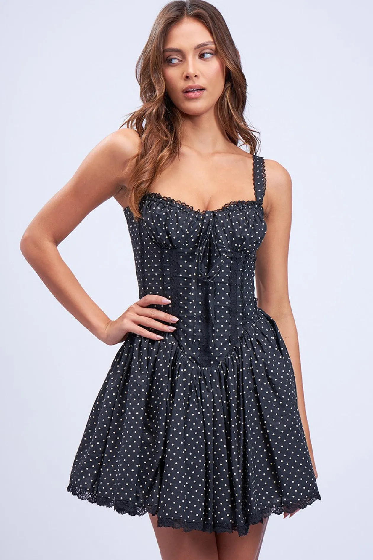 Polka Dot Corset Dress