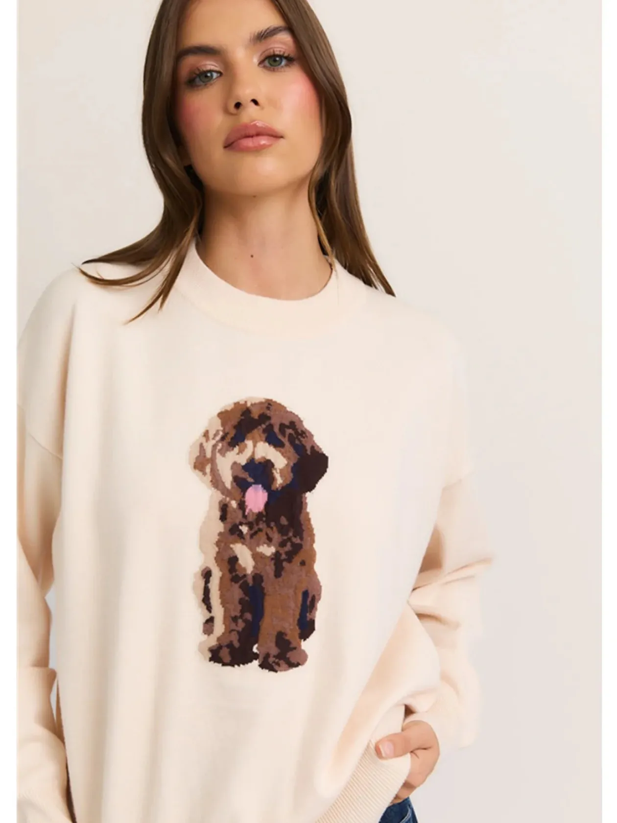 Puppy Love Crewneck Sweater