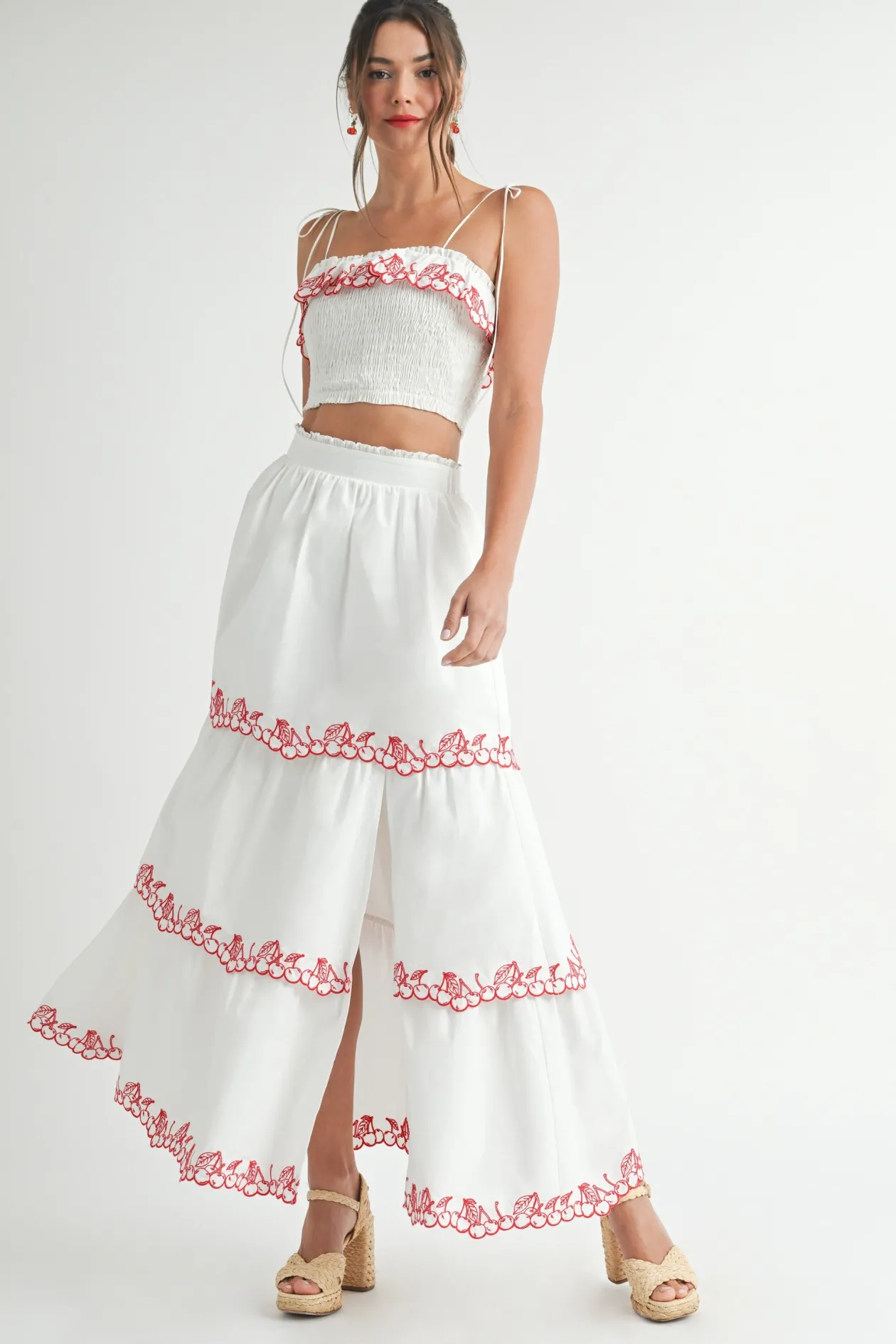 Riley Ruffle Crop Top